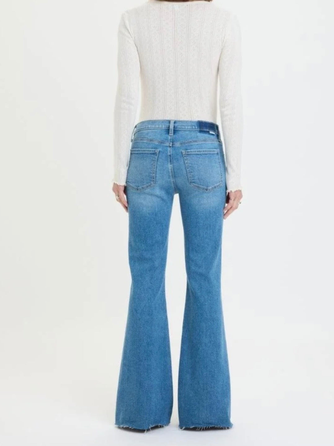 DAZE Low Rise Flare Jeans – First Crush