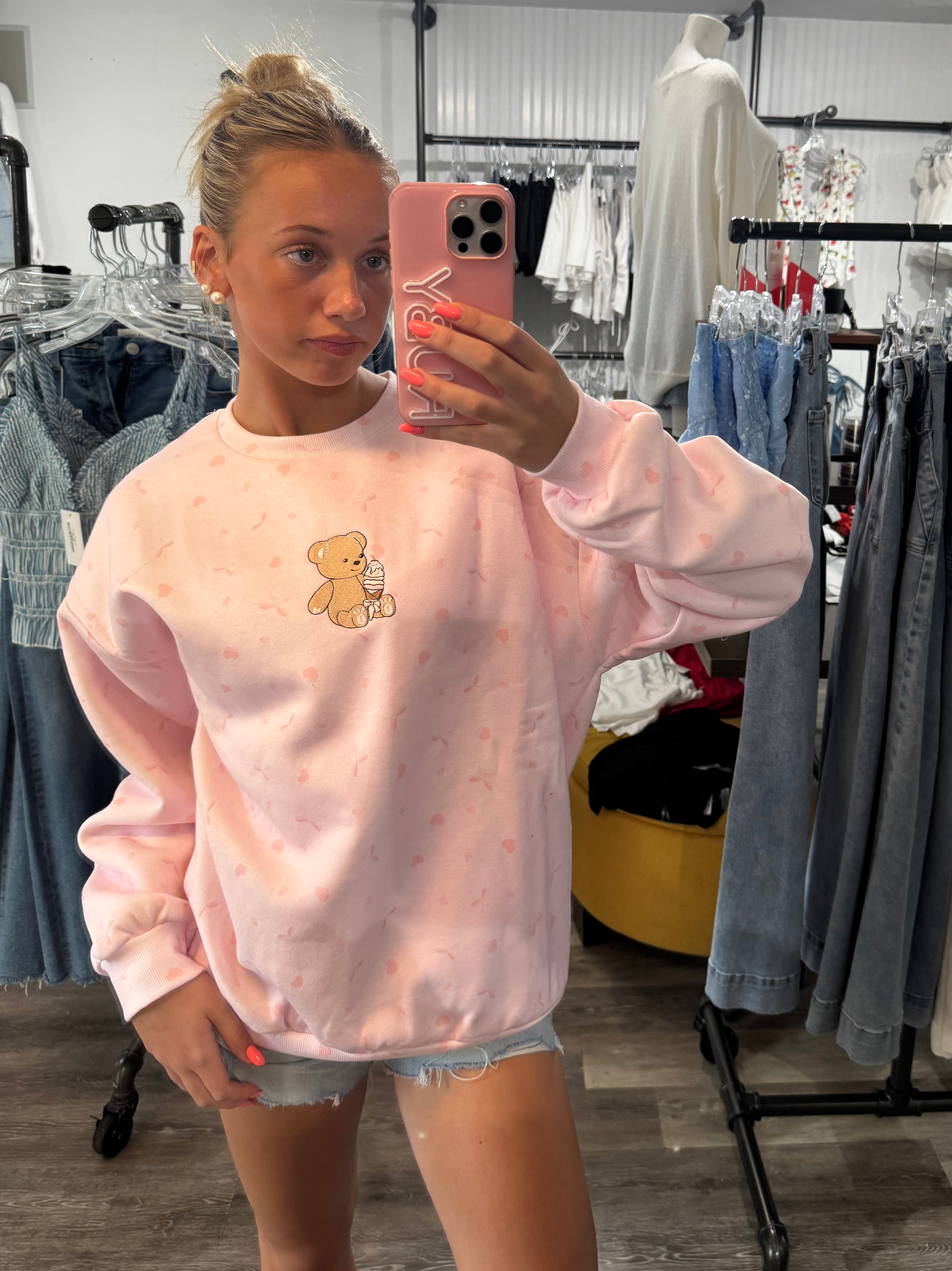 Happy Camp3r Sugar Petals Crewneck