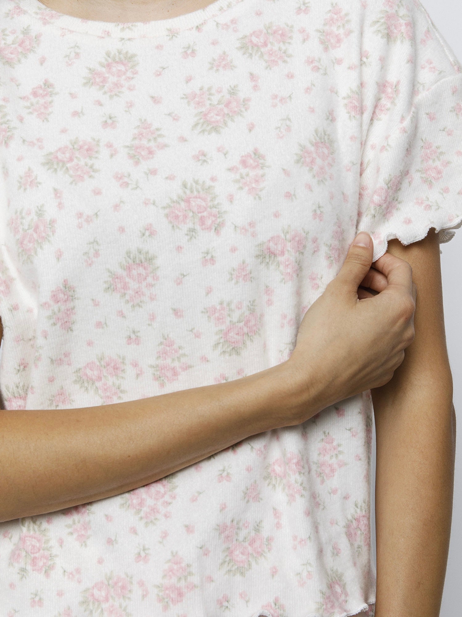 English Rose Pink Comfy Short Set