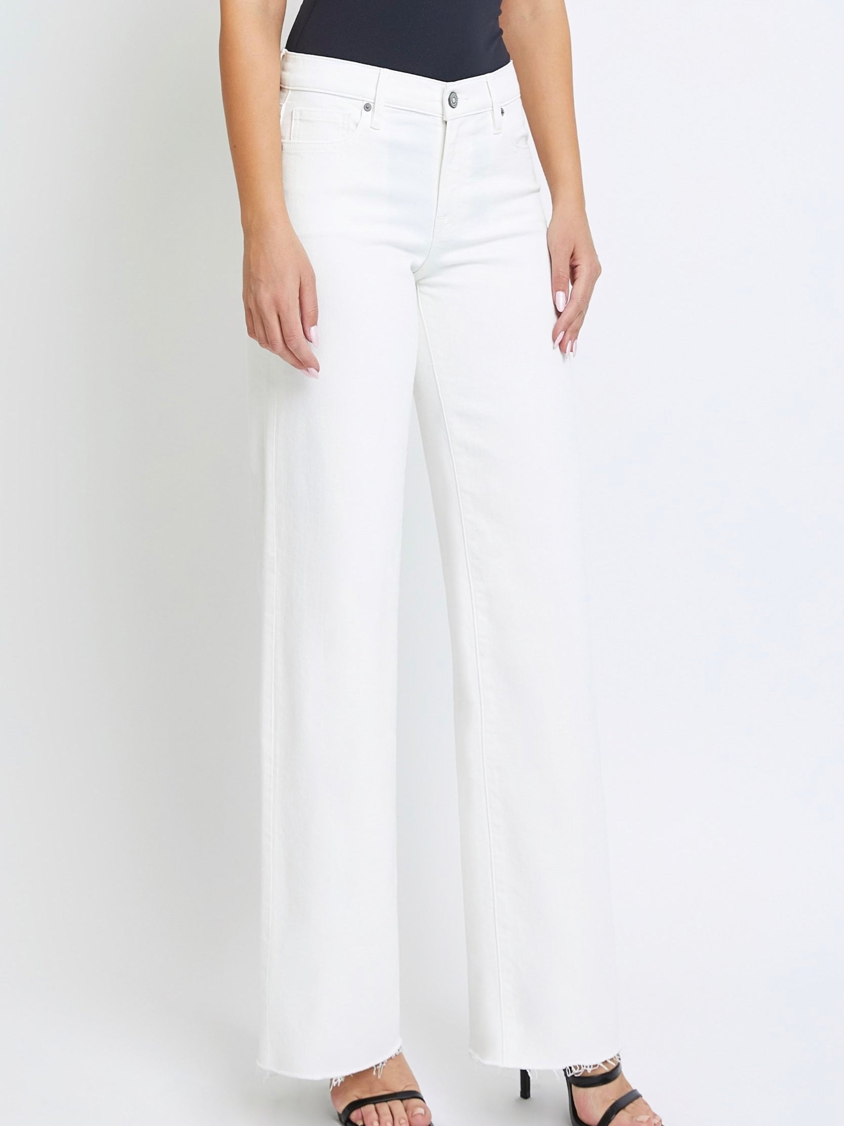 Hidden Denim Logan Dad Jean – Pearl Wash Mid-Rise Straight Leg