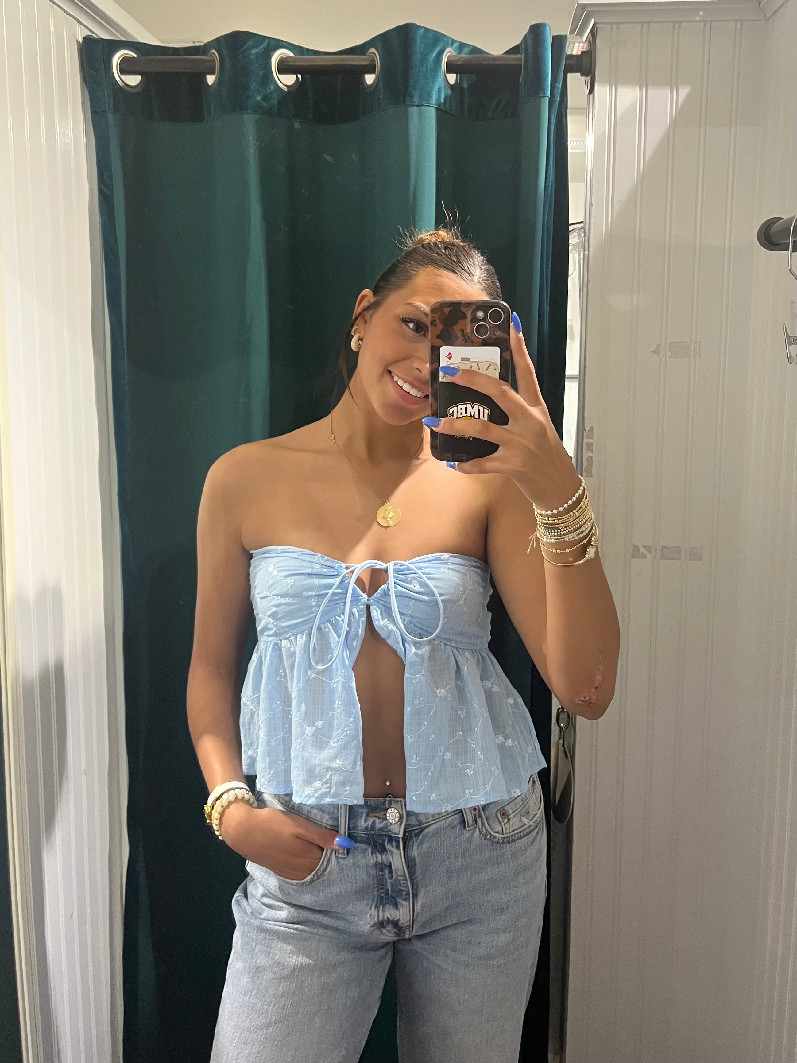 Tessa Strapless Crop Top
