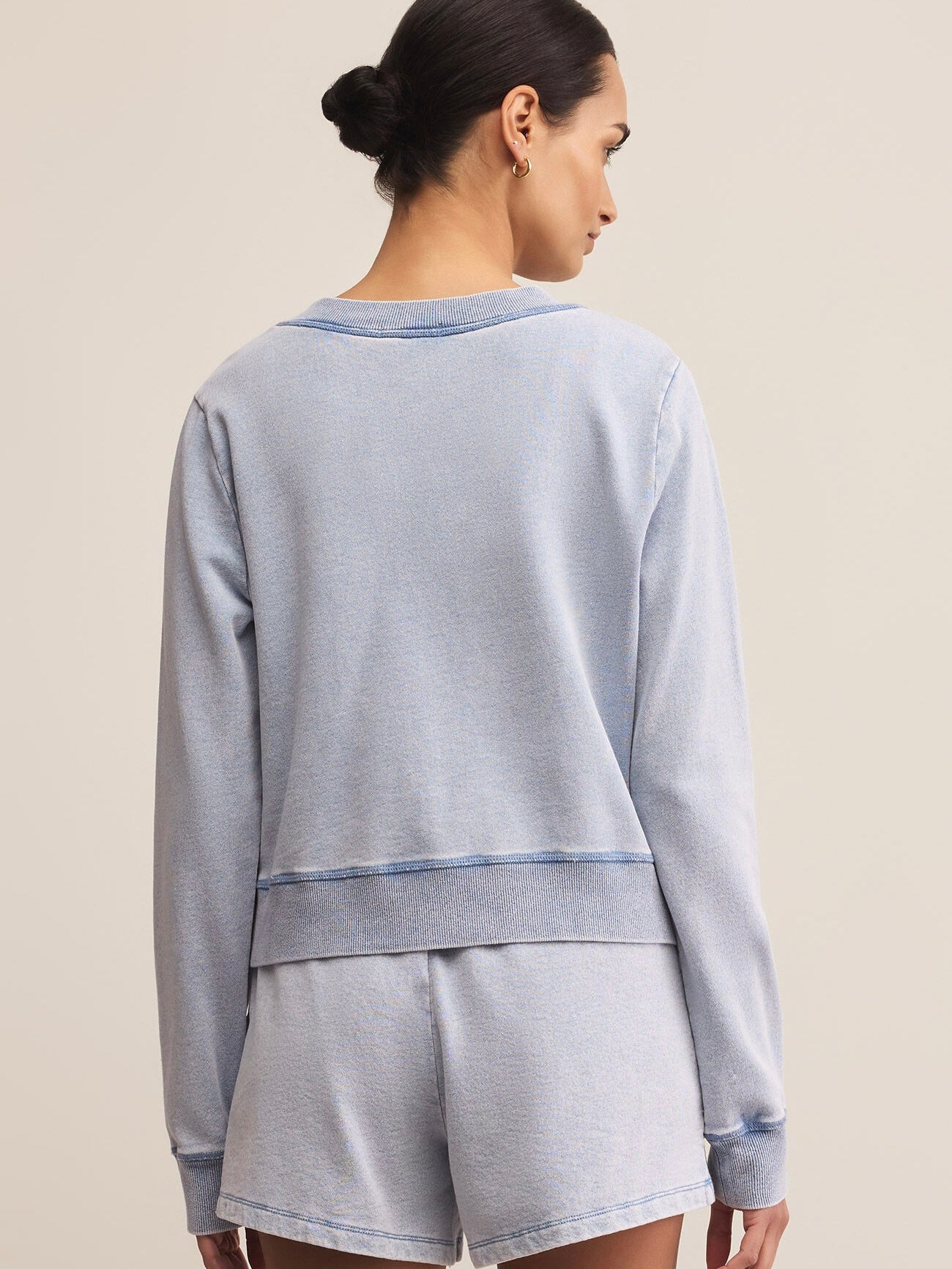 DAILY KNIT DENIM CARDIGAN