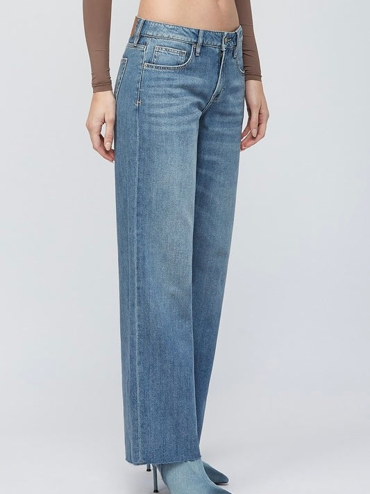Logan Low Rise Super Soft Wide Leg Jean