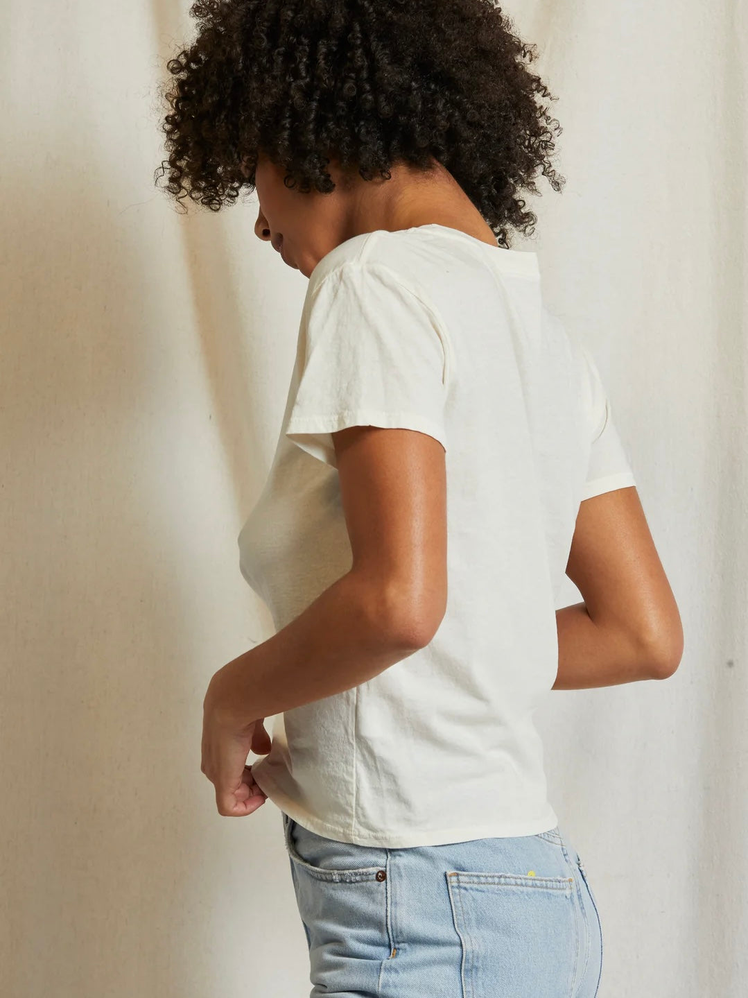 Harley Bright Ivory Tee