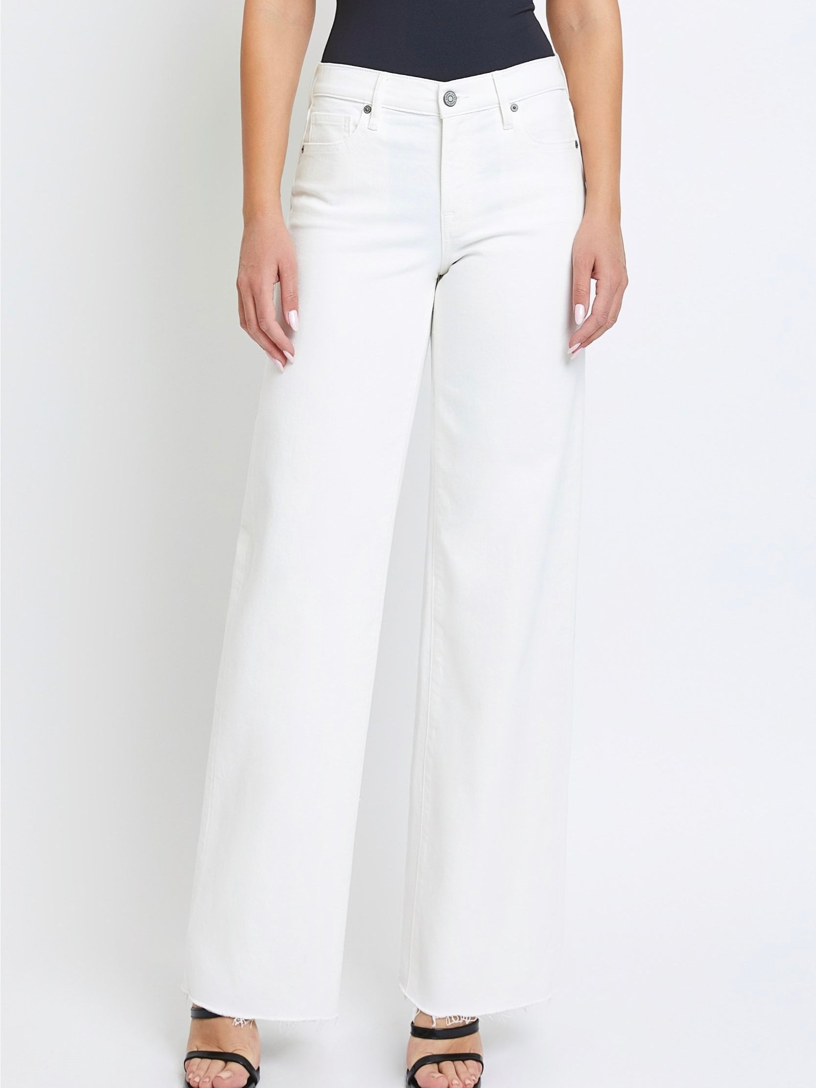 Hidden Denim Logan Dad Jean – Pearl Wash Mid-Rise Straight Leg