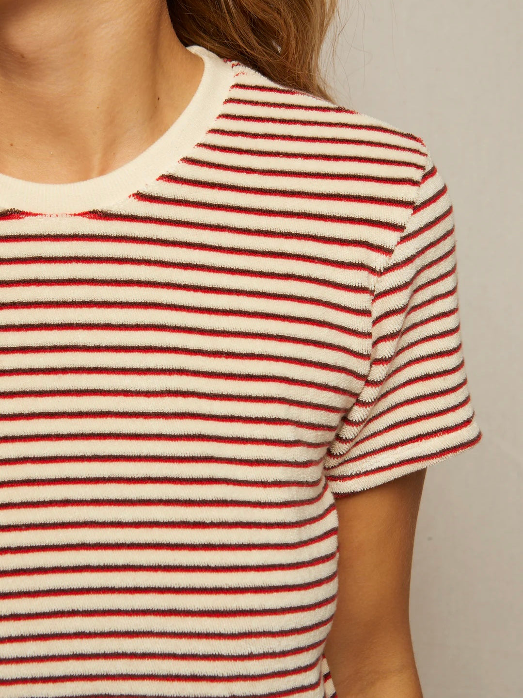 Bree Loop Terry Stripe Tee