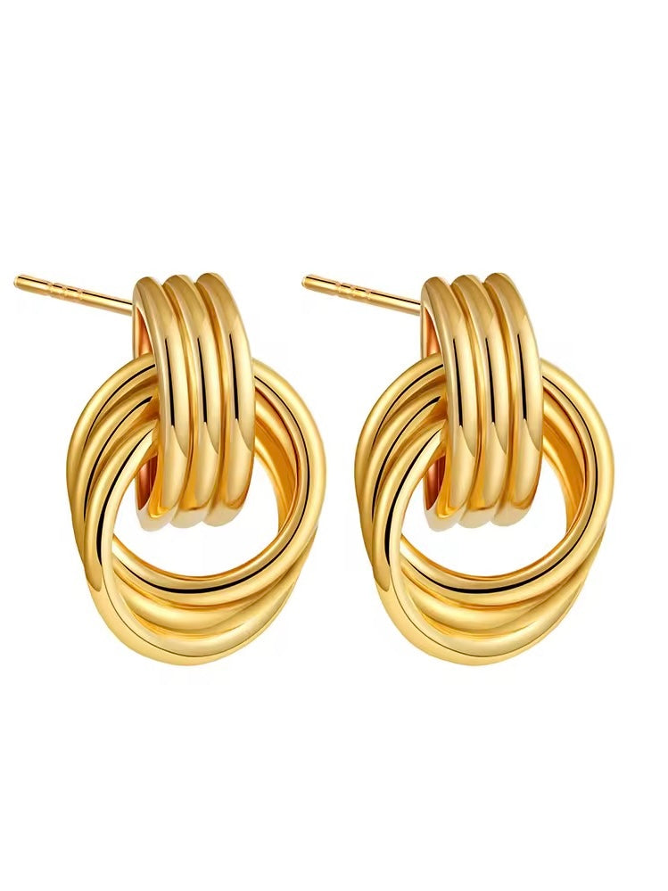 Savannah Love Knot Door Knocker Hoops