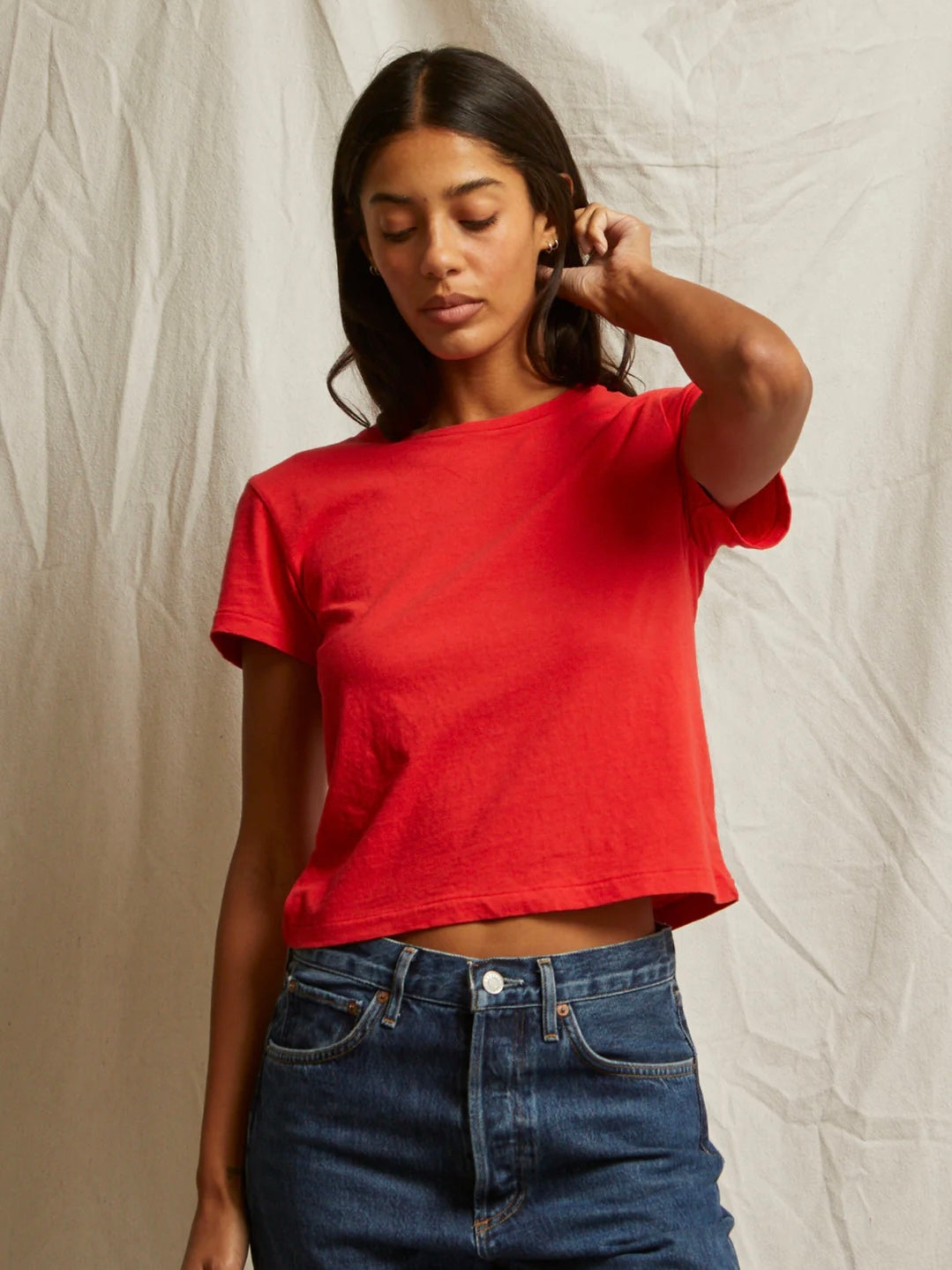 Lisa Poppy Red Tee