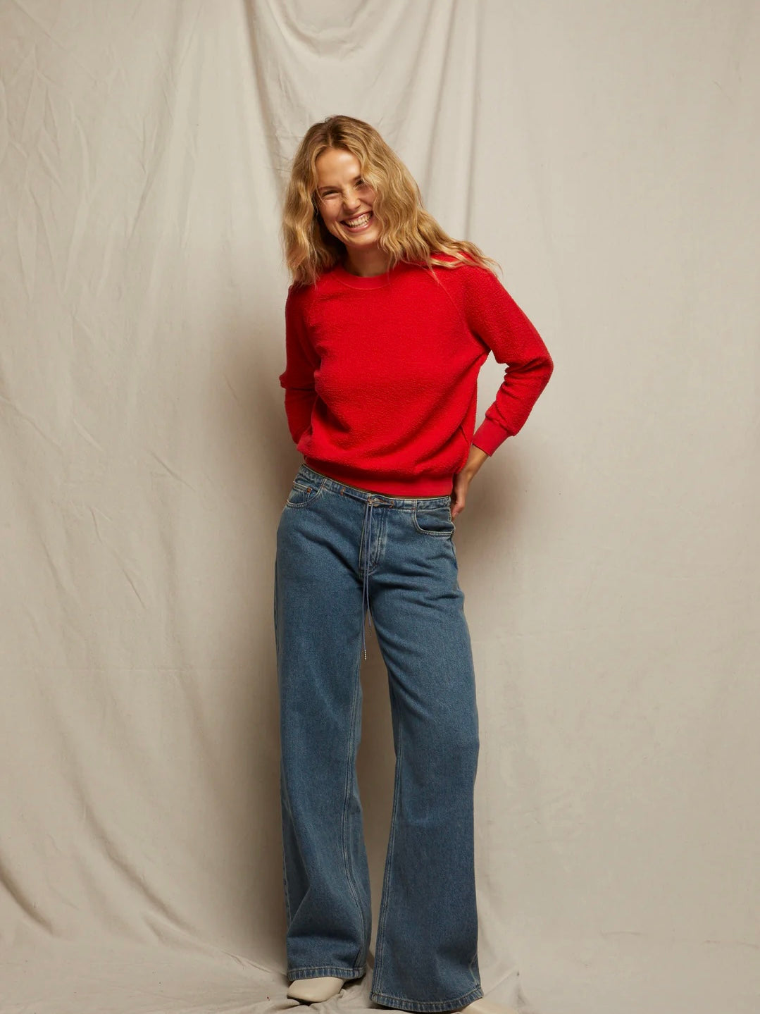 Ziggy Poppy Red Pullover