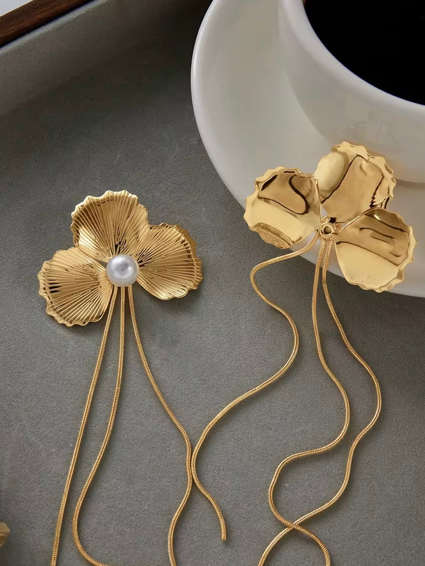 Flora Large Statement Earring