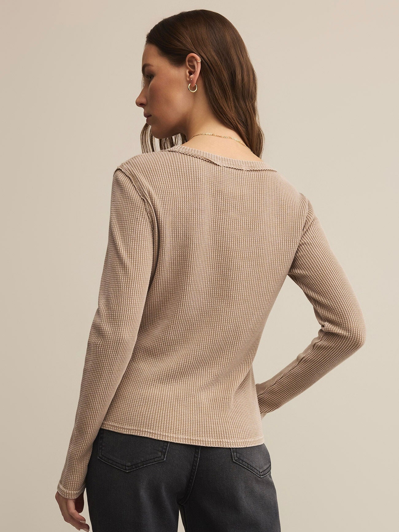 ARLET DESERT TAN MINI THERMAL TOP