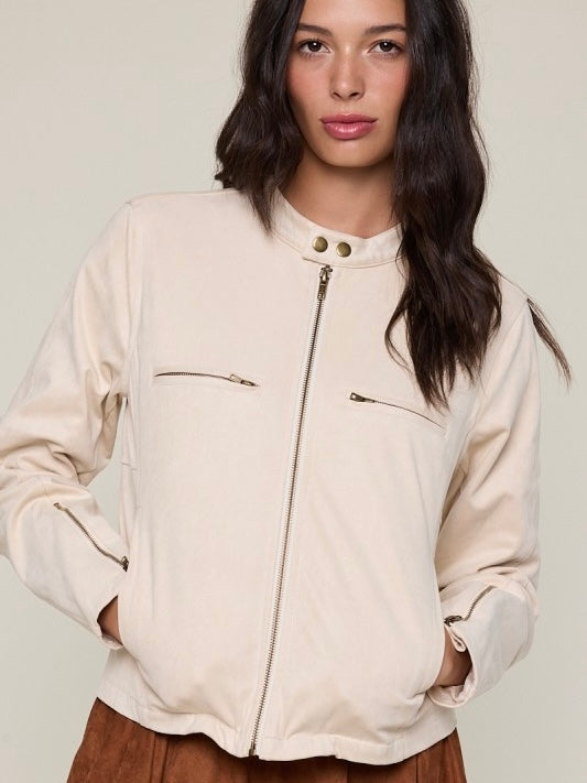 Jessica Suede Jacket