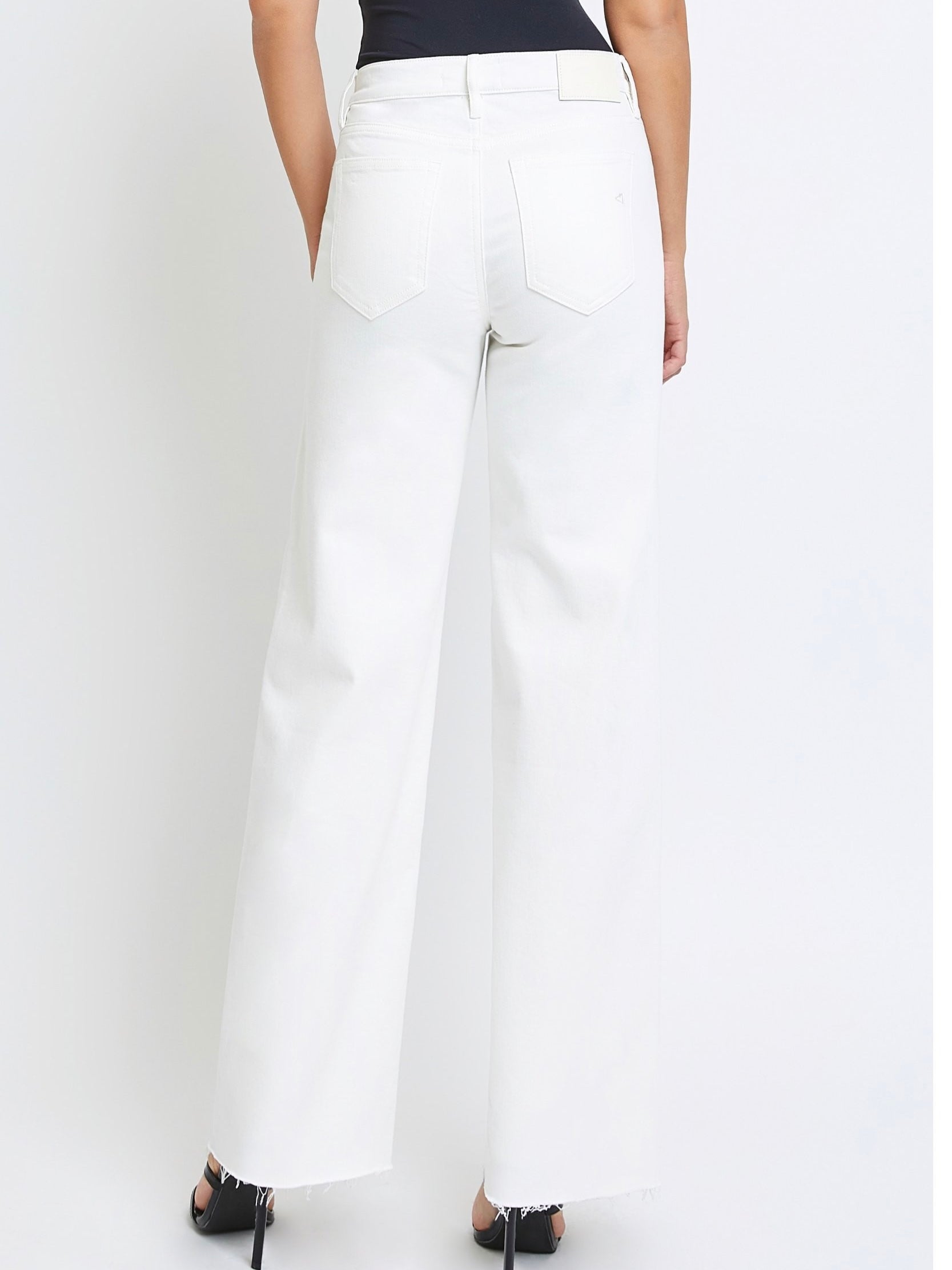 Hidden Denim Logan Dad Jean – Pearl Wash Mid-Rise Straight Leg