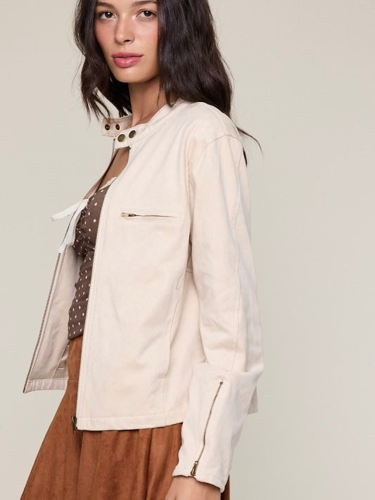 Jessica Suede Jacket
