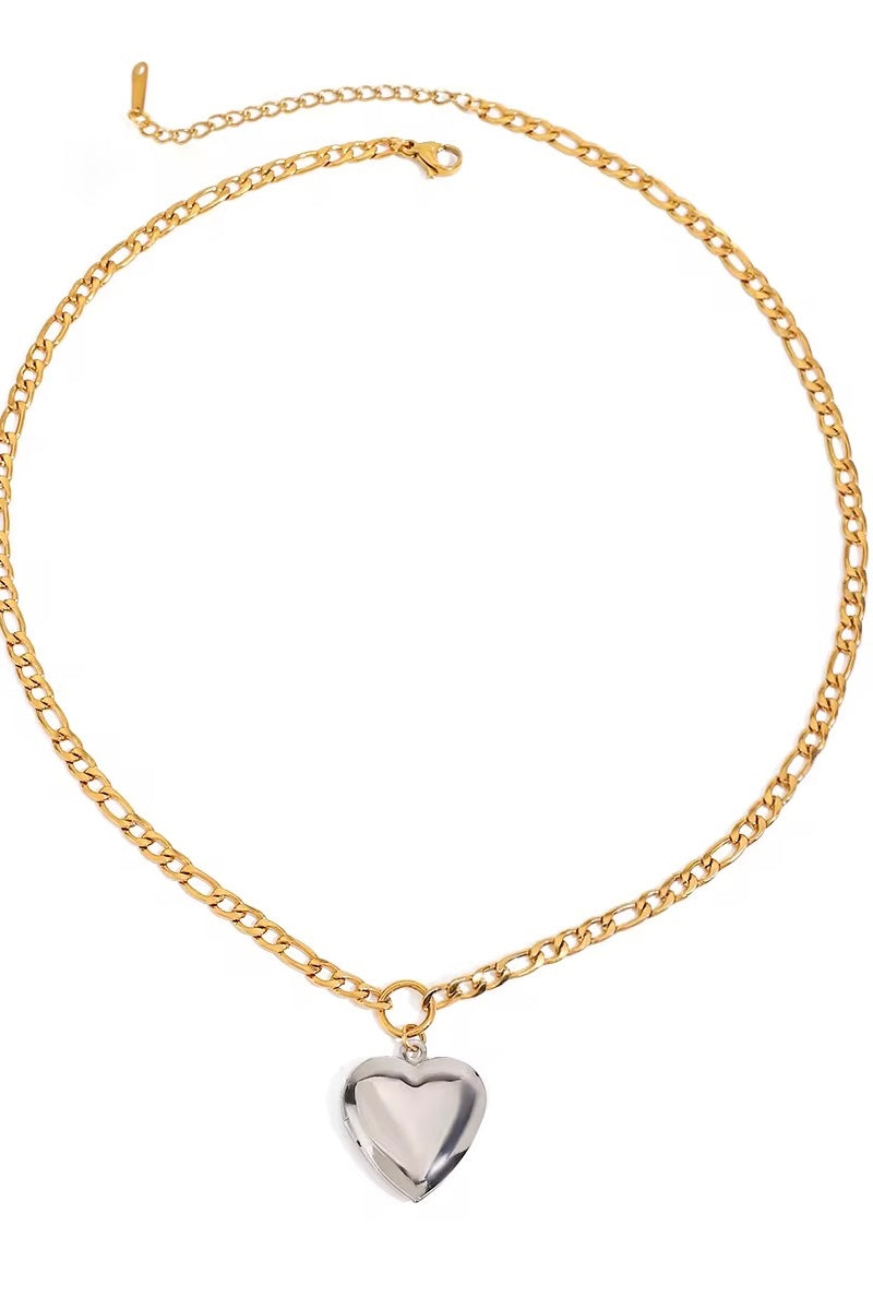 Lauren Heart Locket Necklace