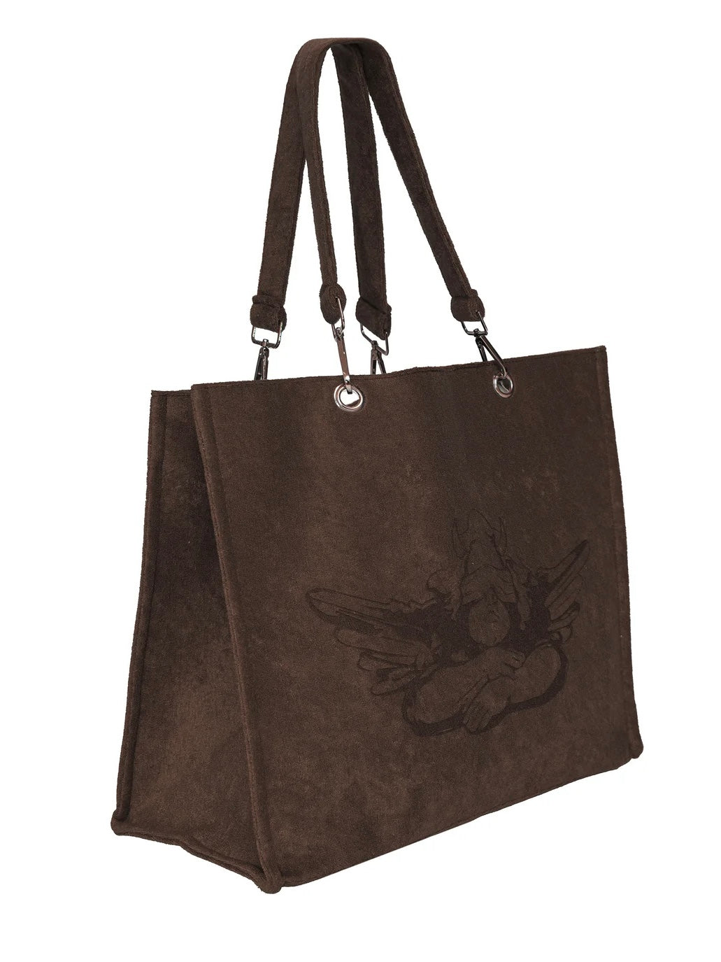 Boys Lie Terry Cloth Chocolate Rose Bag