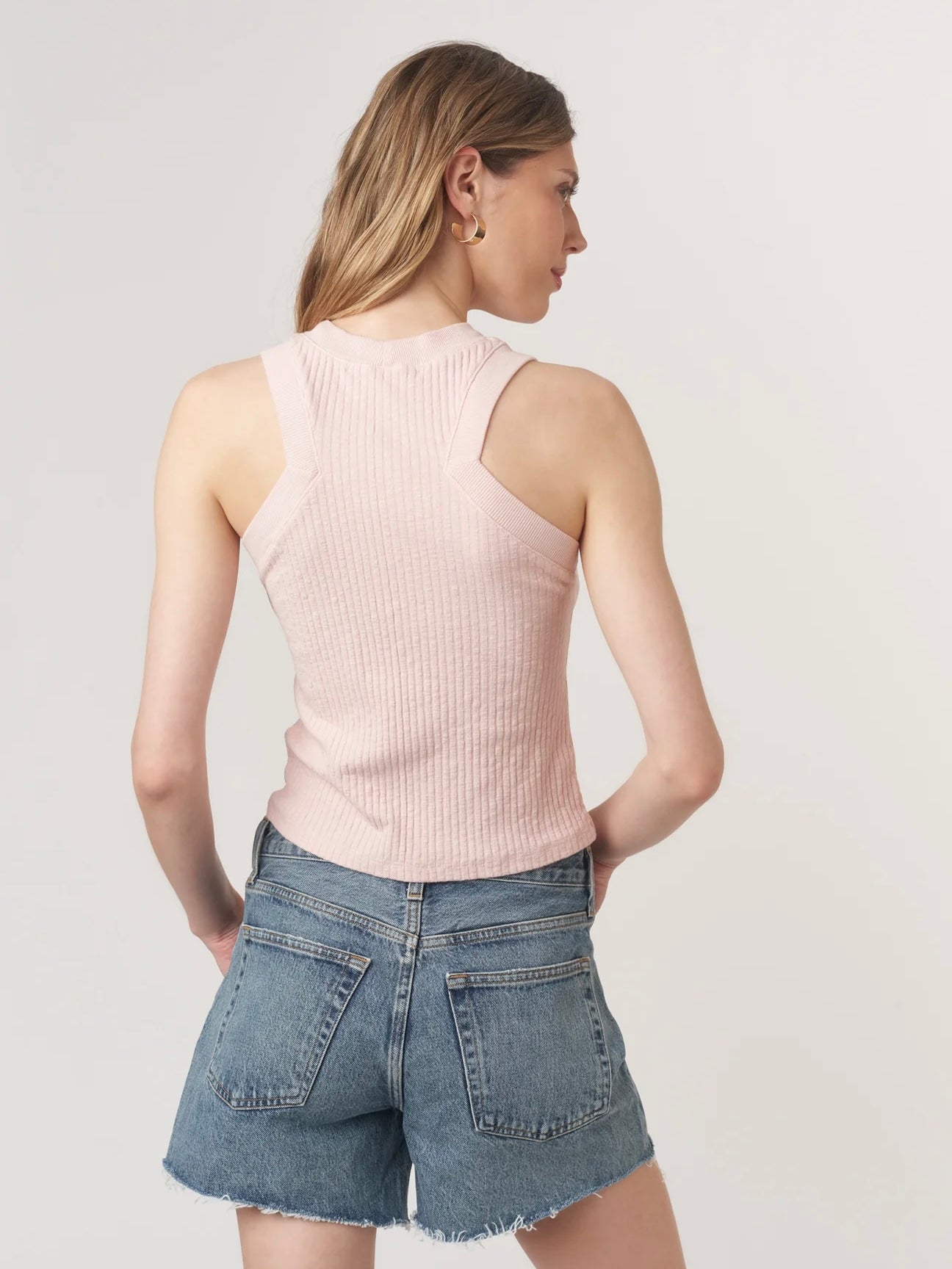 Player Cameo Rose Racerback Rib Tank