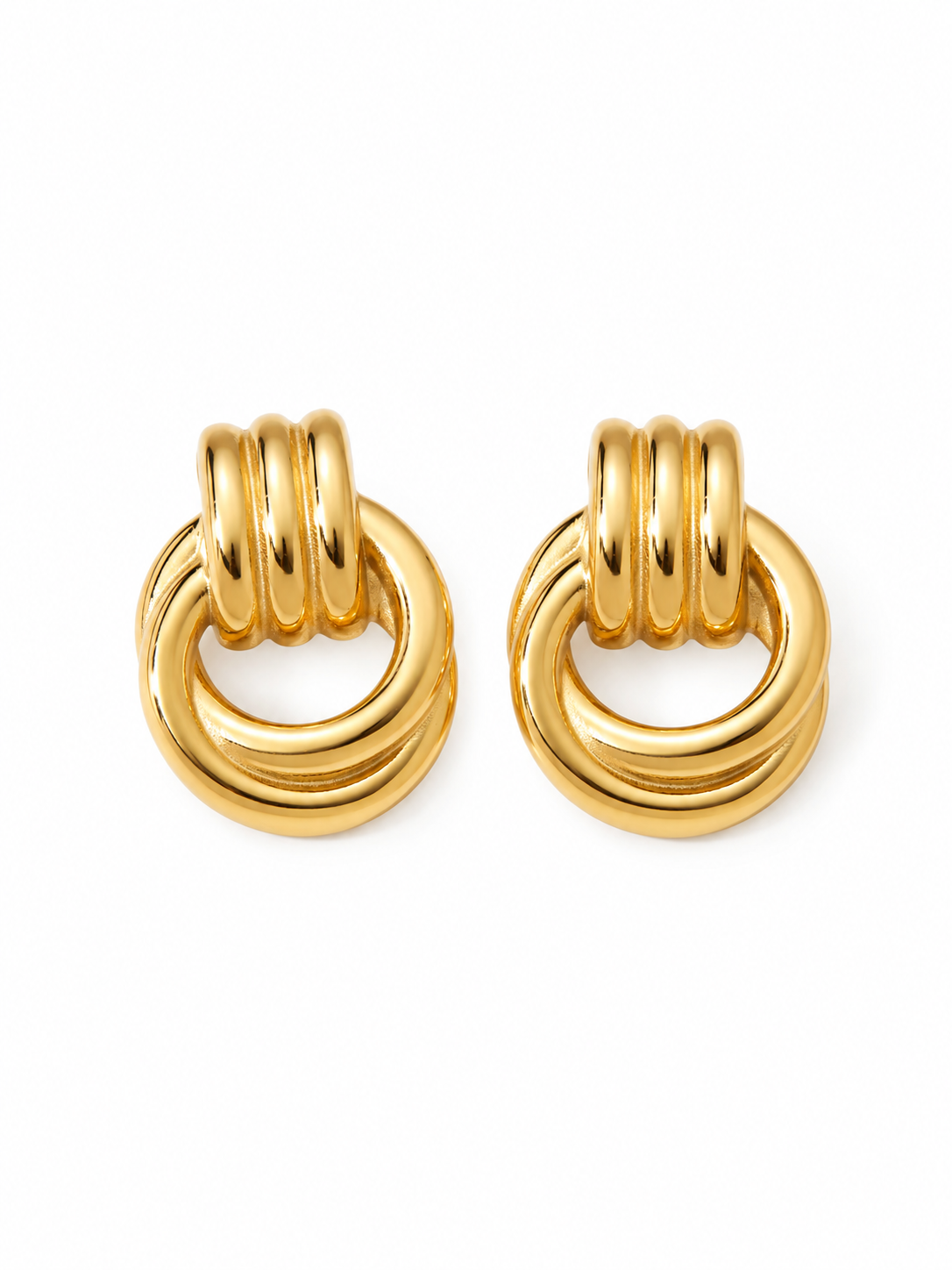 Savannah Love II Knot Door Knocker Hoops