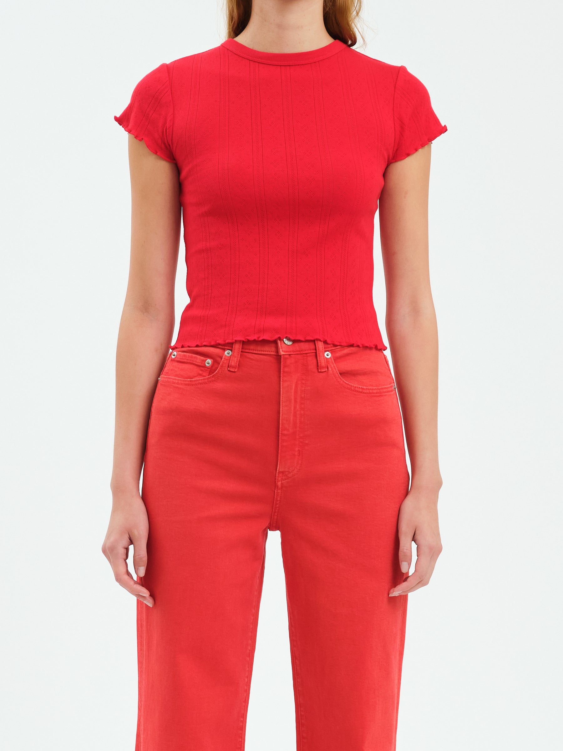 Daze Cherry Lily Top