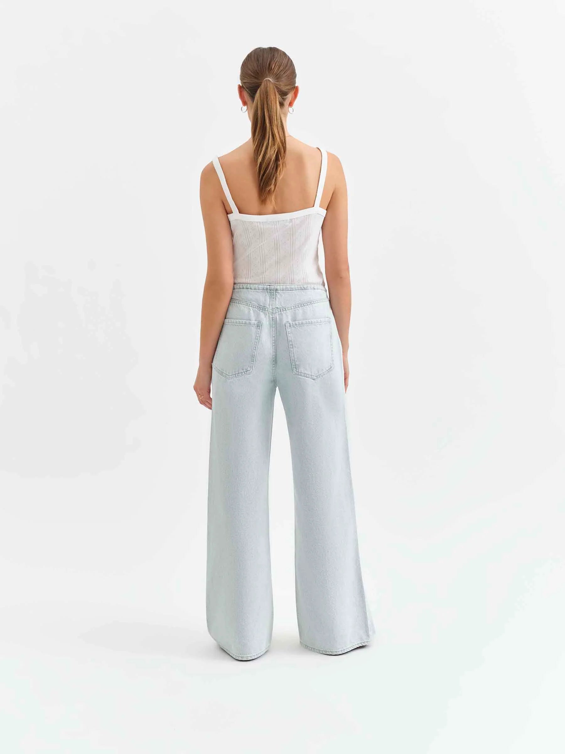 Daze Madison Mid Rise Wide Leg