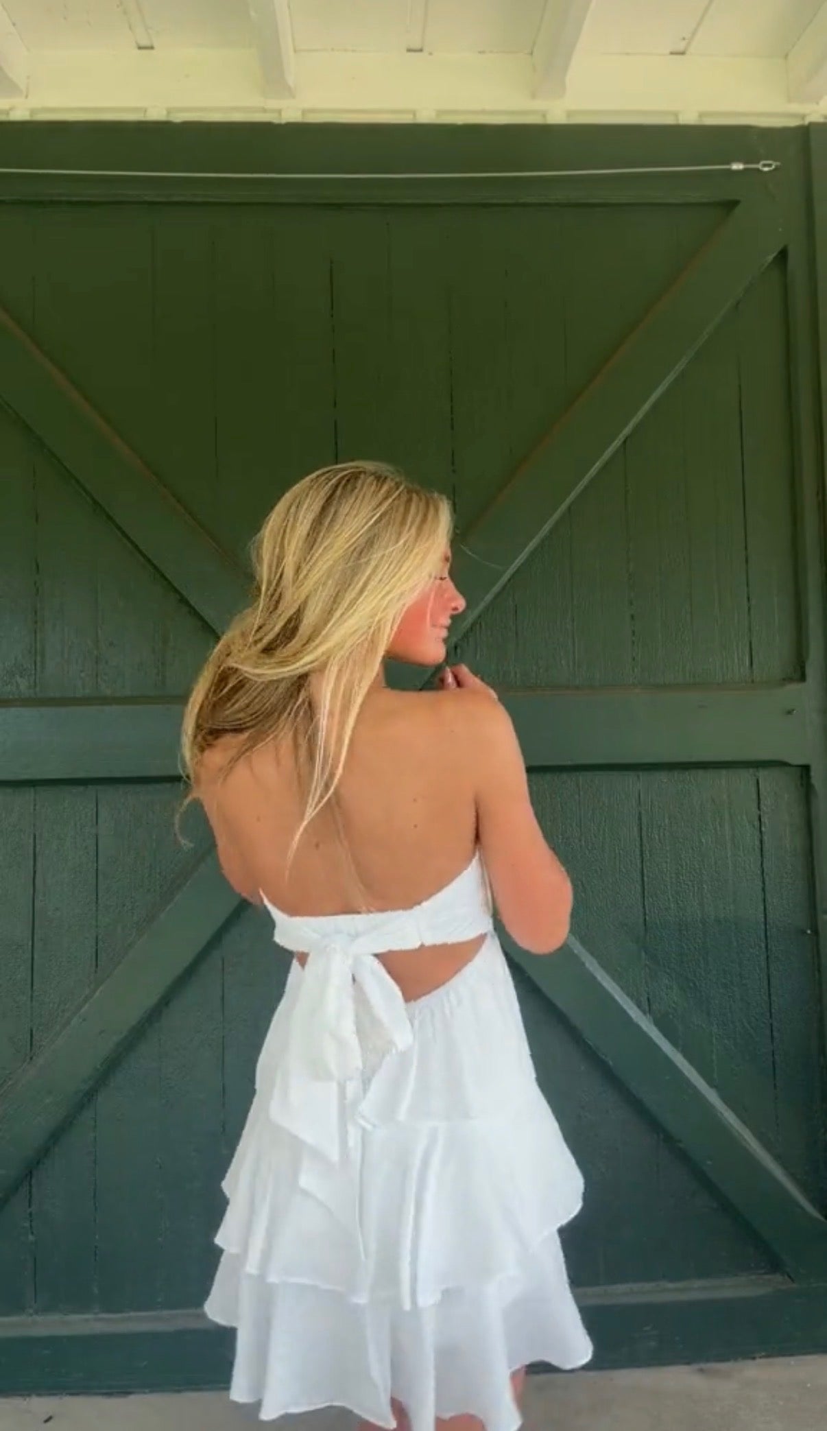 The Marbella Mini Dress - White