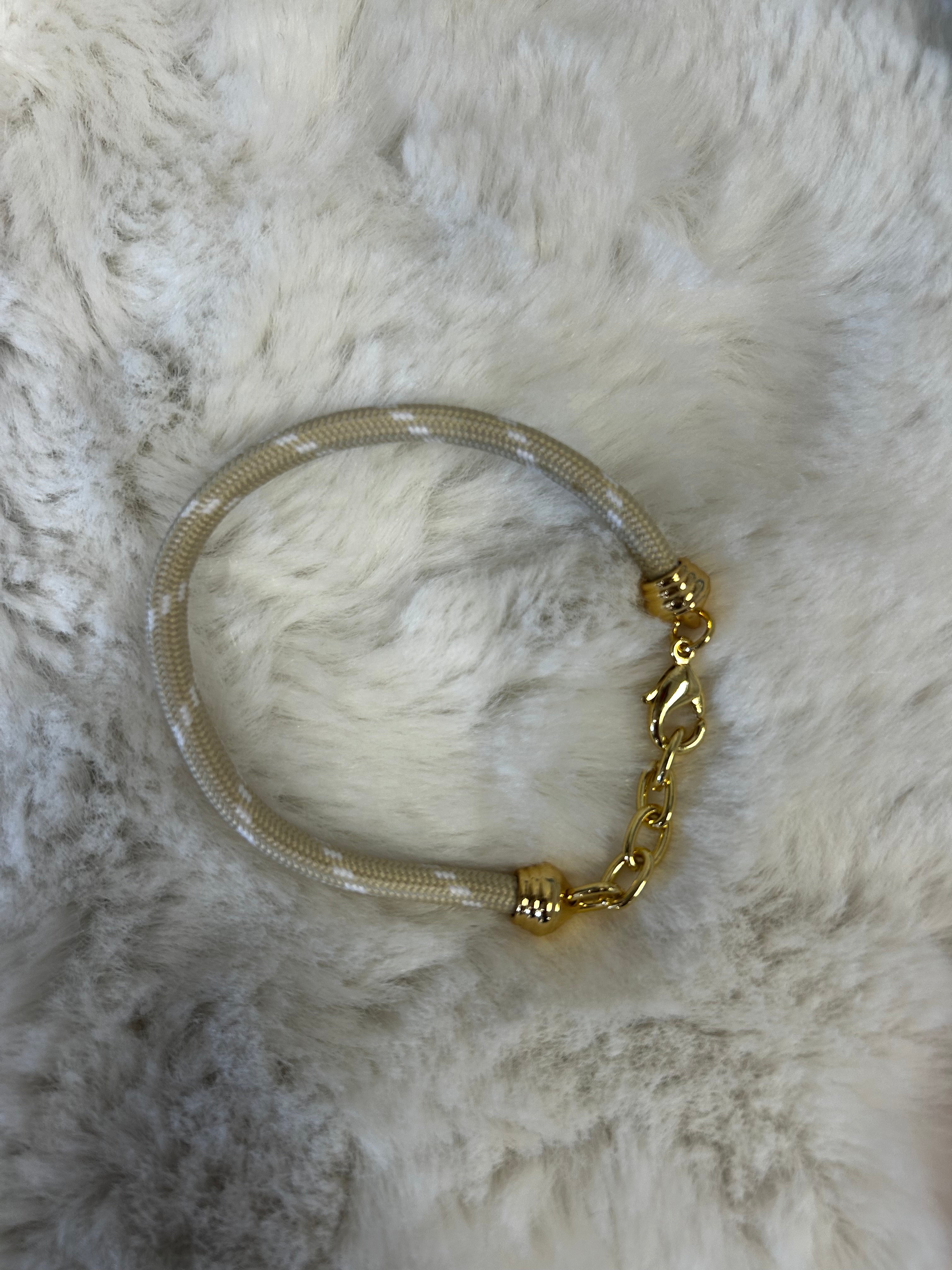 Pop of Joy Gray Cord Charm Bracelet