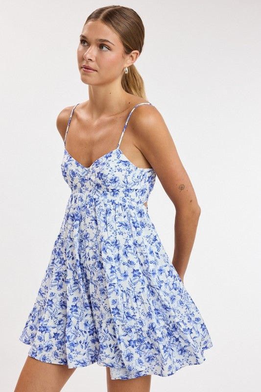 Napa Life Dress-Blue Morango