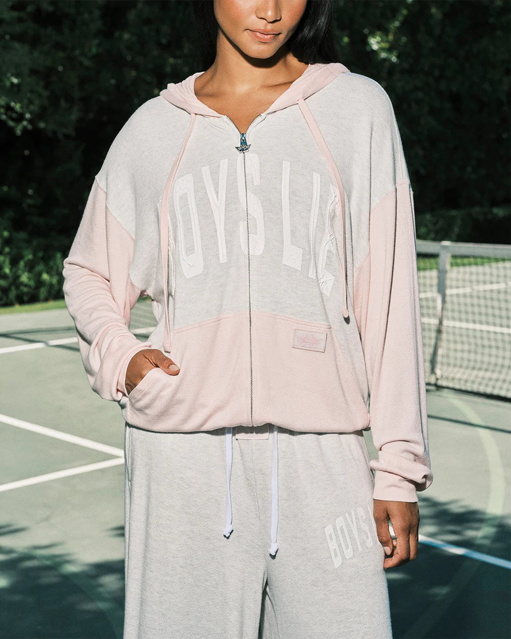 Boys Lie Pinky Promise Harley Zip-Up