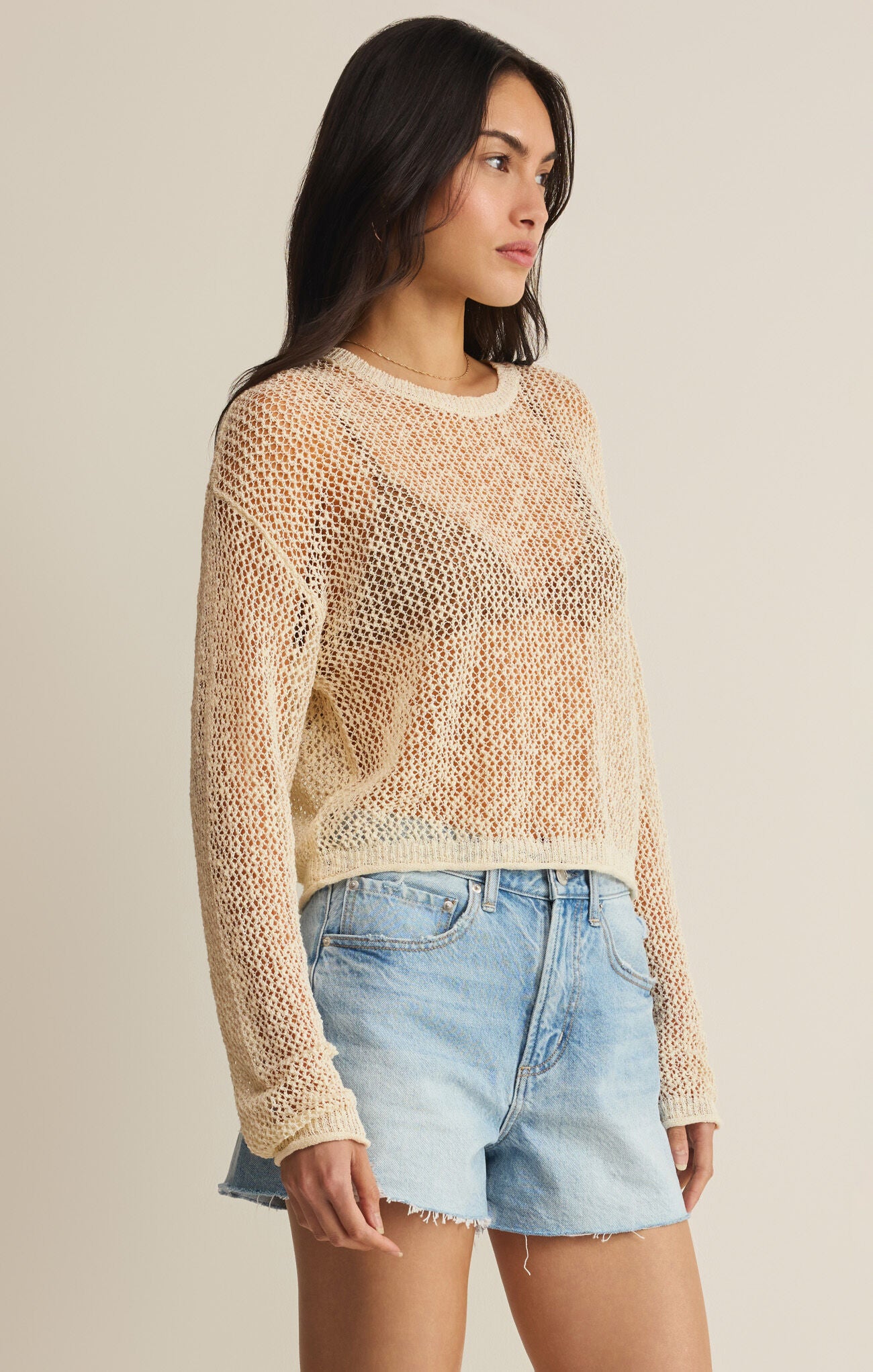 Z Supply Open Terrain Sweater - Cloud