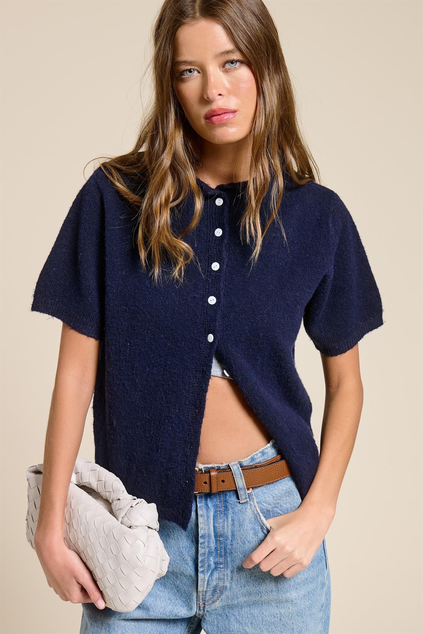The Escape Cardigan - Navy