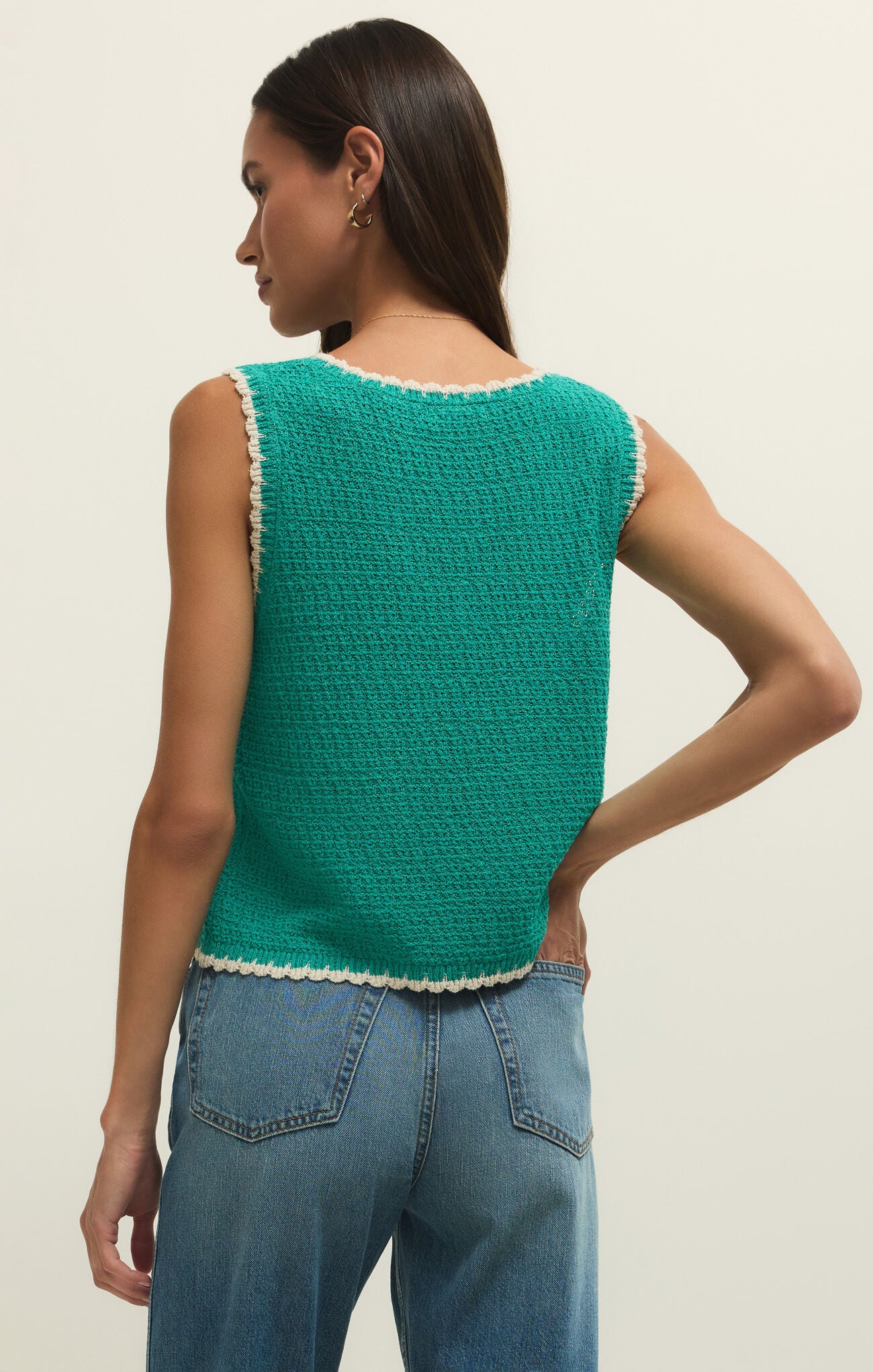 Yessenia Whipstitch Sweater Tank