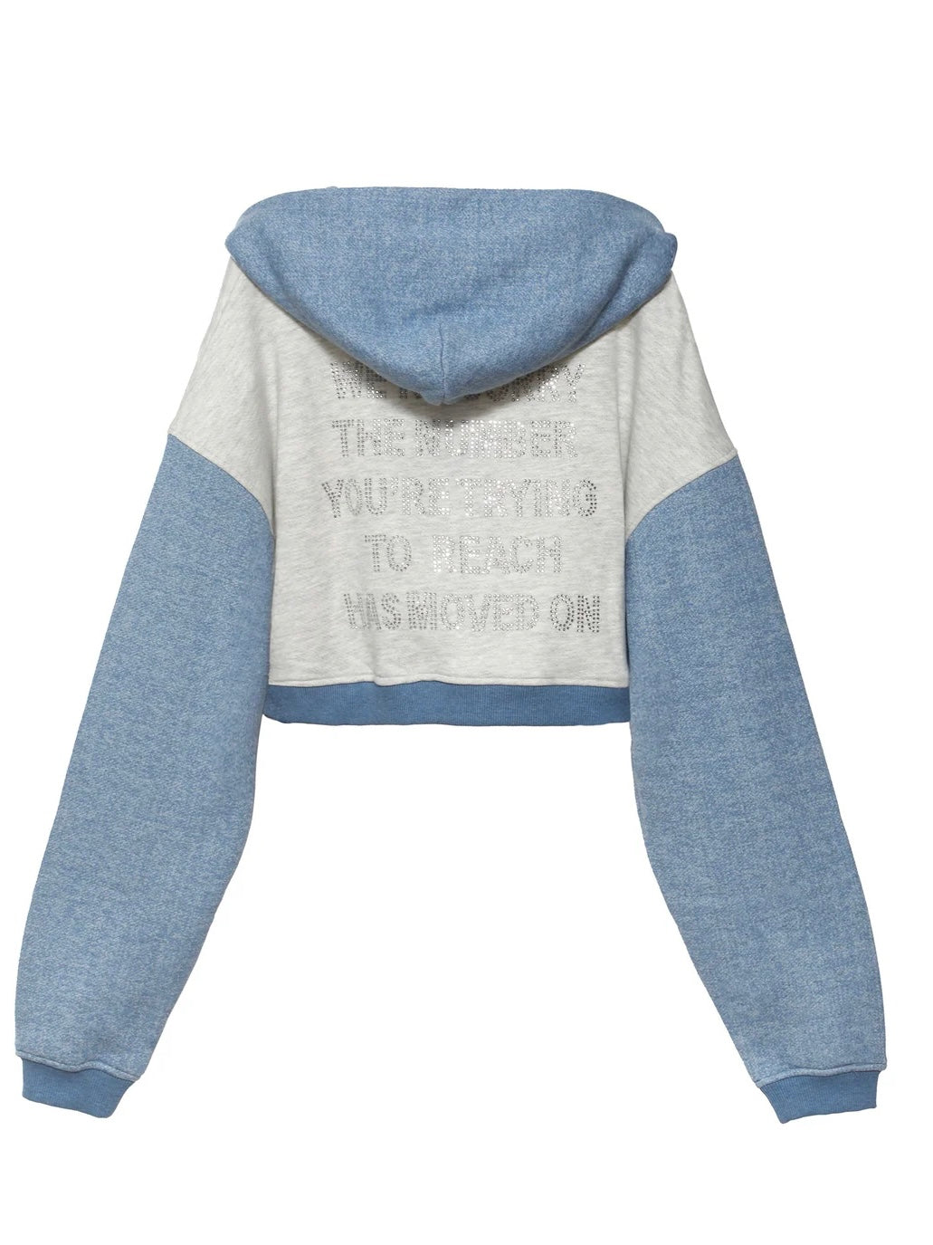Boys Lie 1-800 Grey Cropped Alex Zip Up