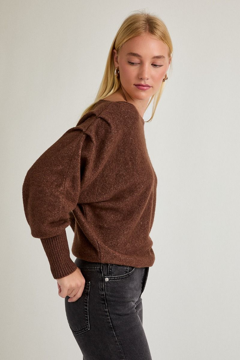 Cocoa Kiss Cozy Knit Sweater
