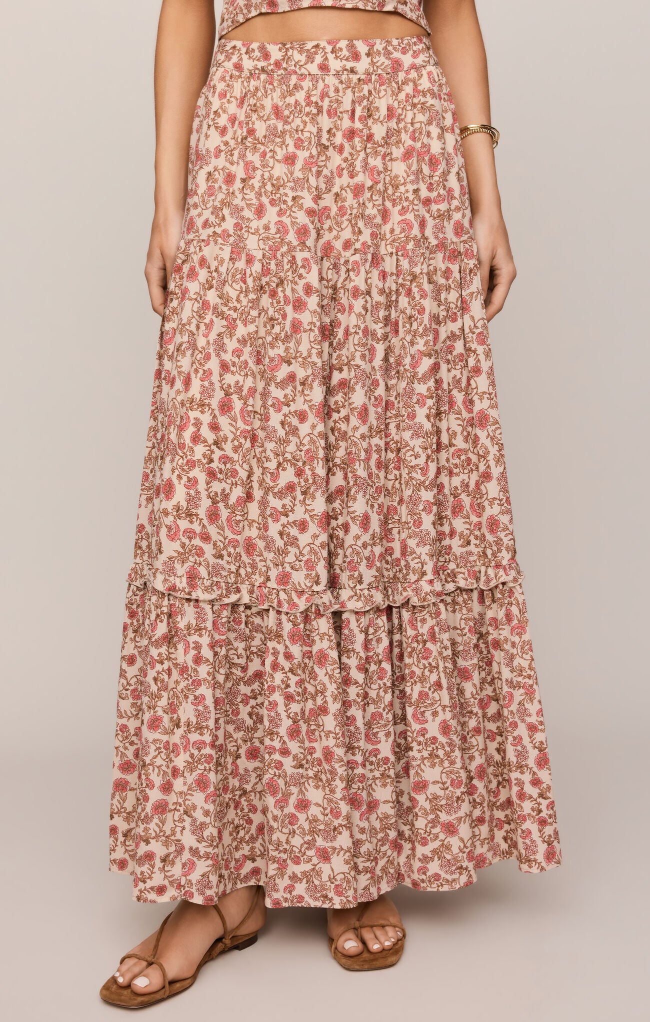 Z Supply Mora Maxi Skirt – Feather Crepe Flowing Maxi Skirt