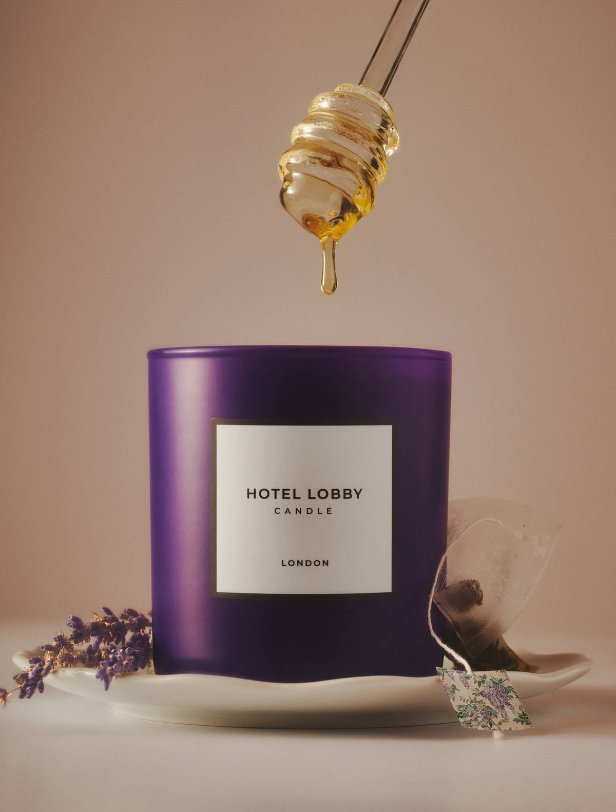 London Luxury Soy Candle – Earl Grey, Lavender & Vanilla by Hotel Lobby Candle