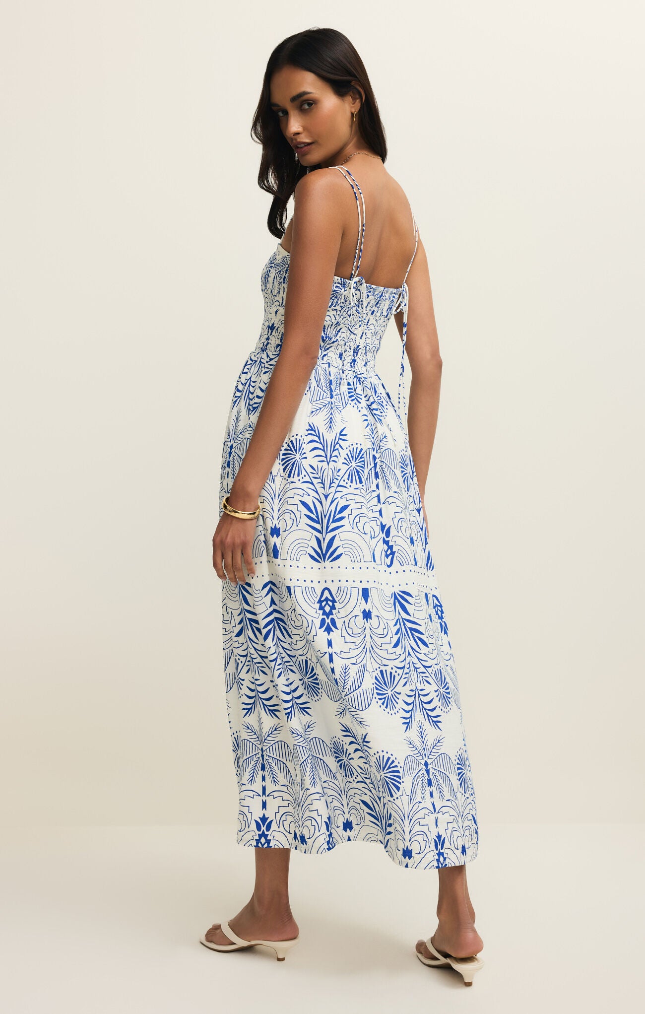 Z Supply Nadine Palm Maxi Dress