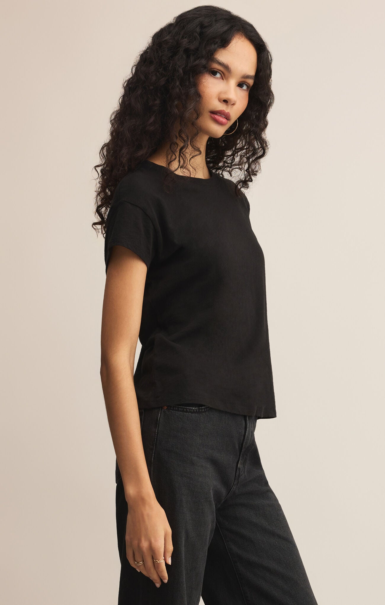 Z Supply Modern Slub Tee - Black