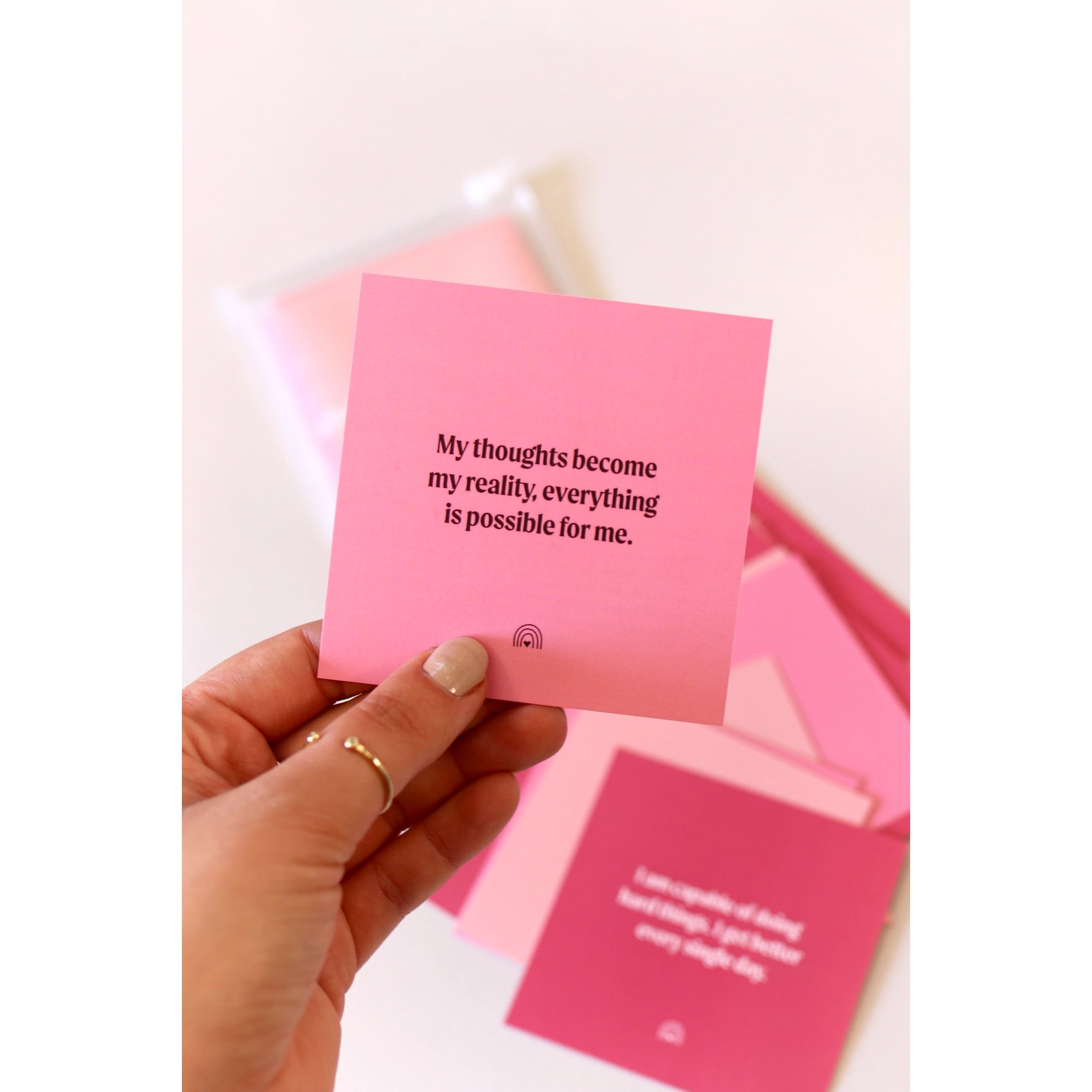 Shower Affirmation Cards