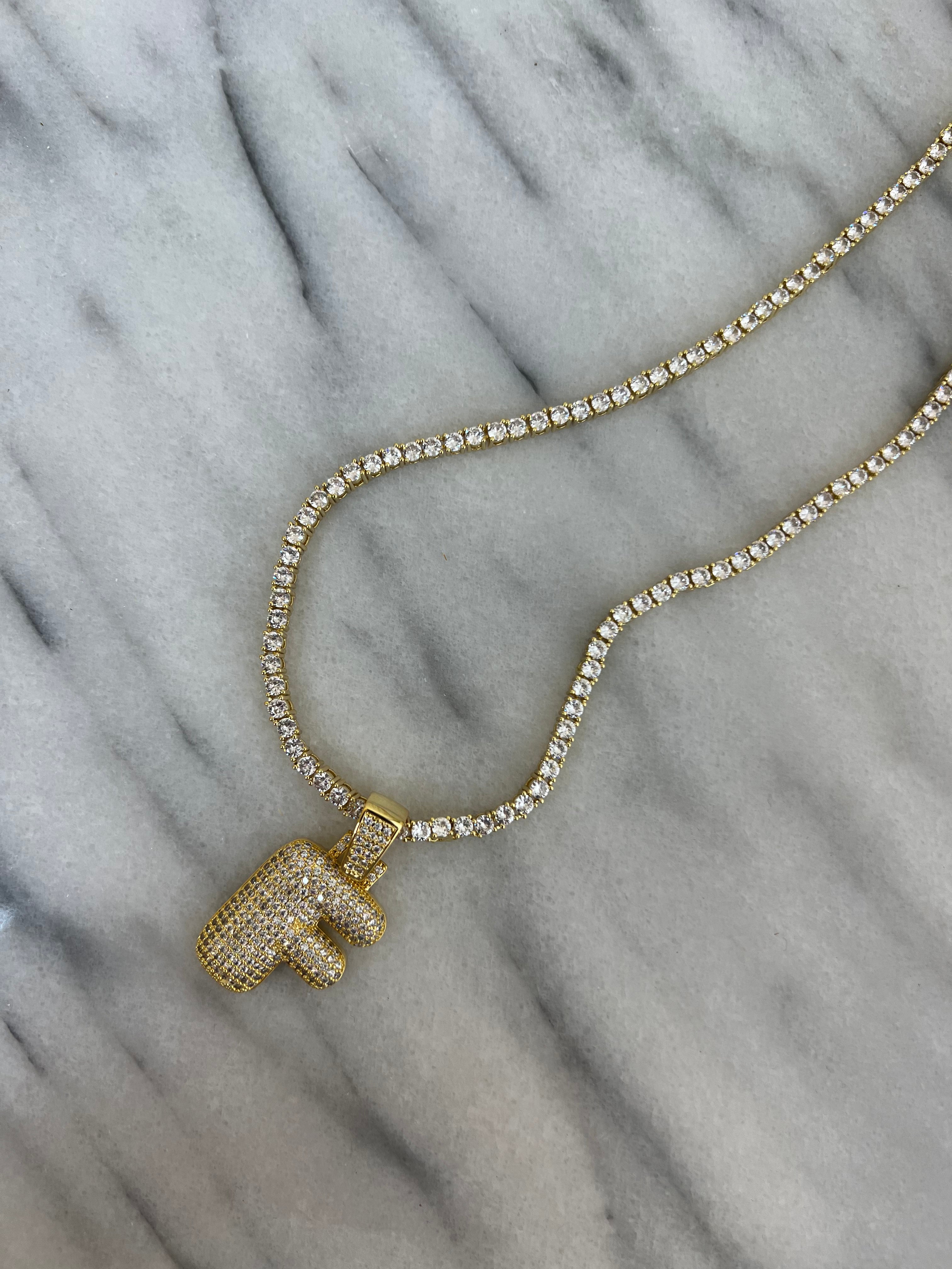 Bubble Initial InterCHAINable Necklace