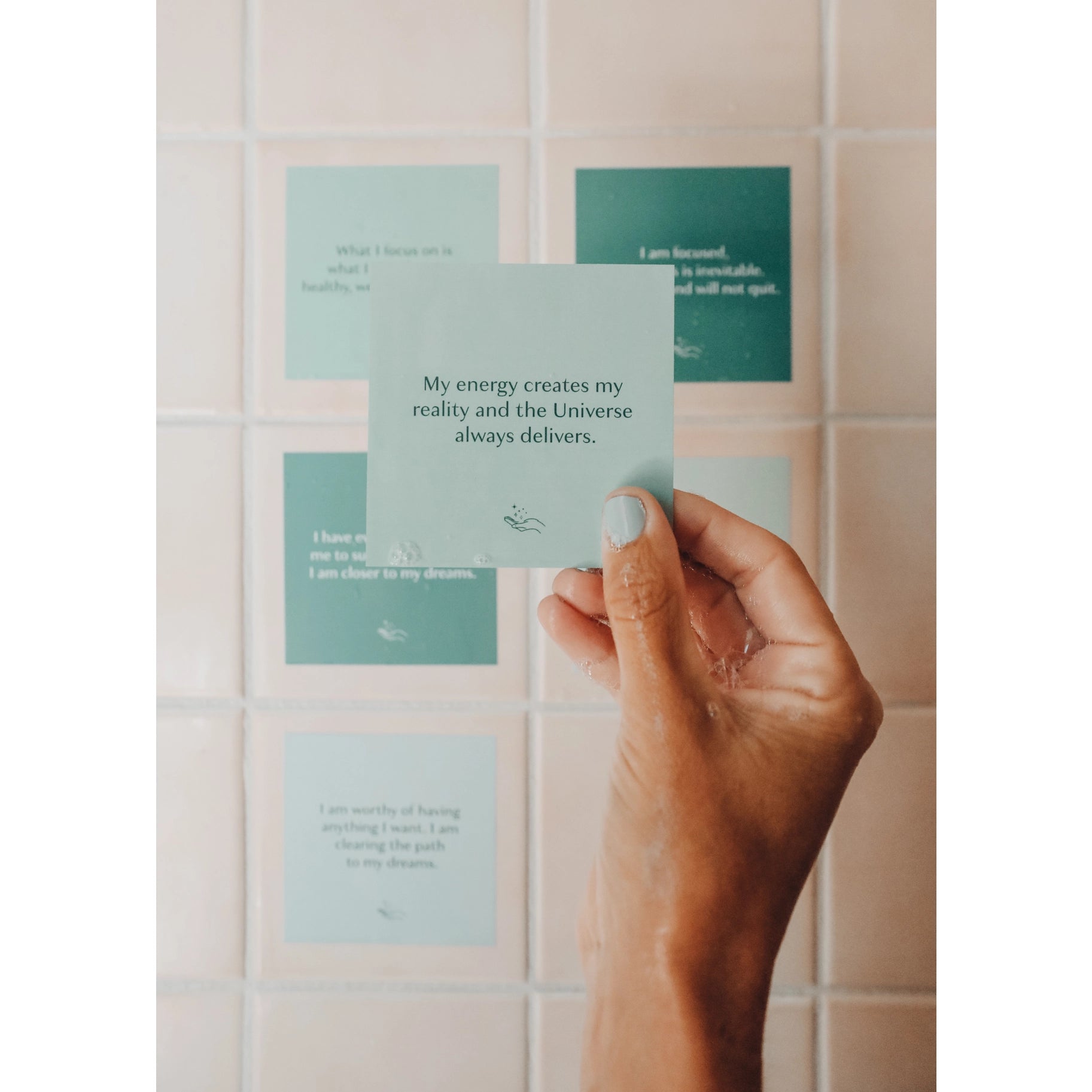 Shower Affirmation Cards