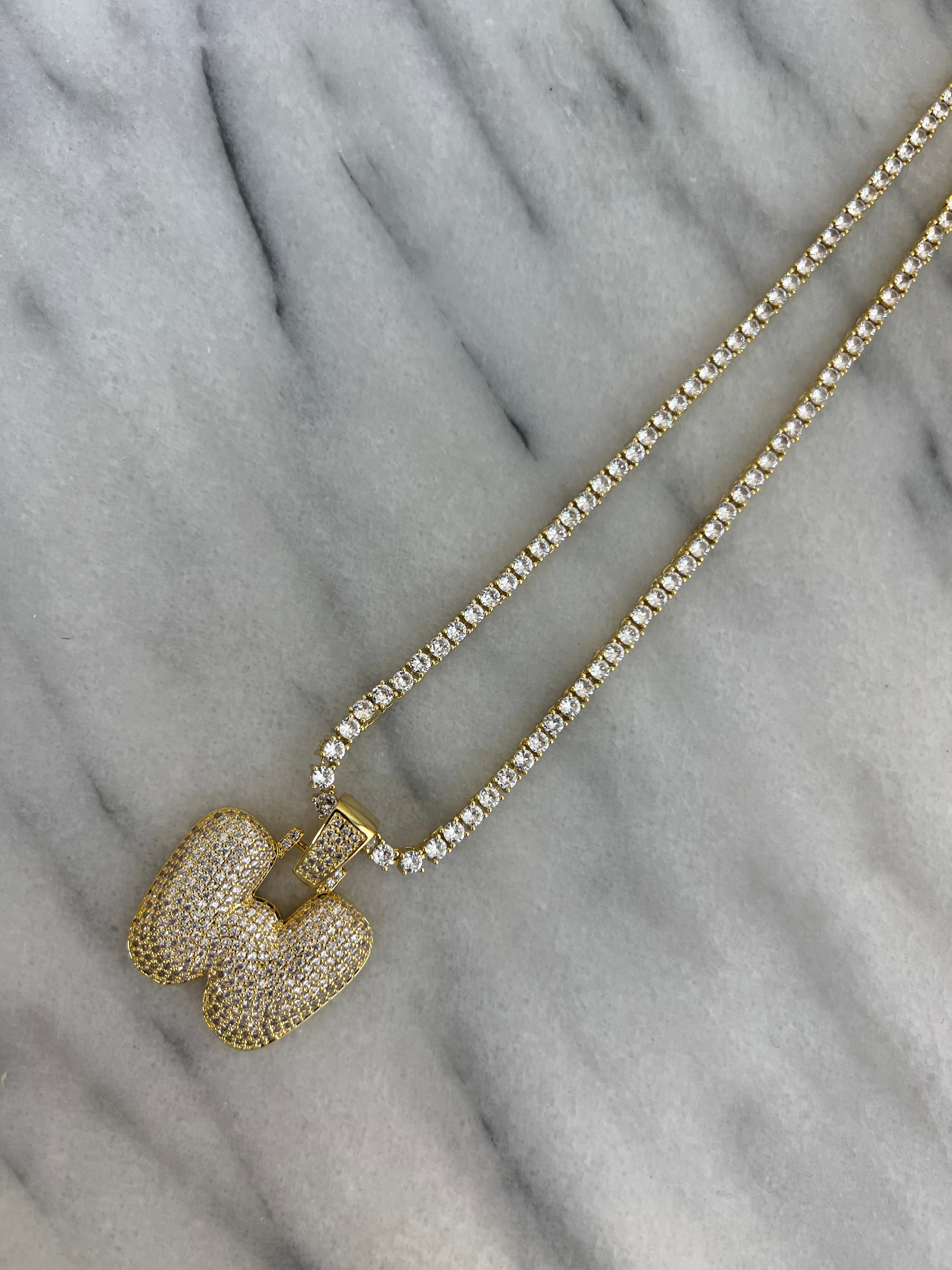 Bubble Initial InterCHAINable Necklace