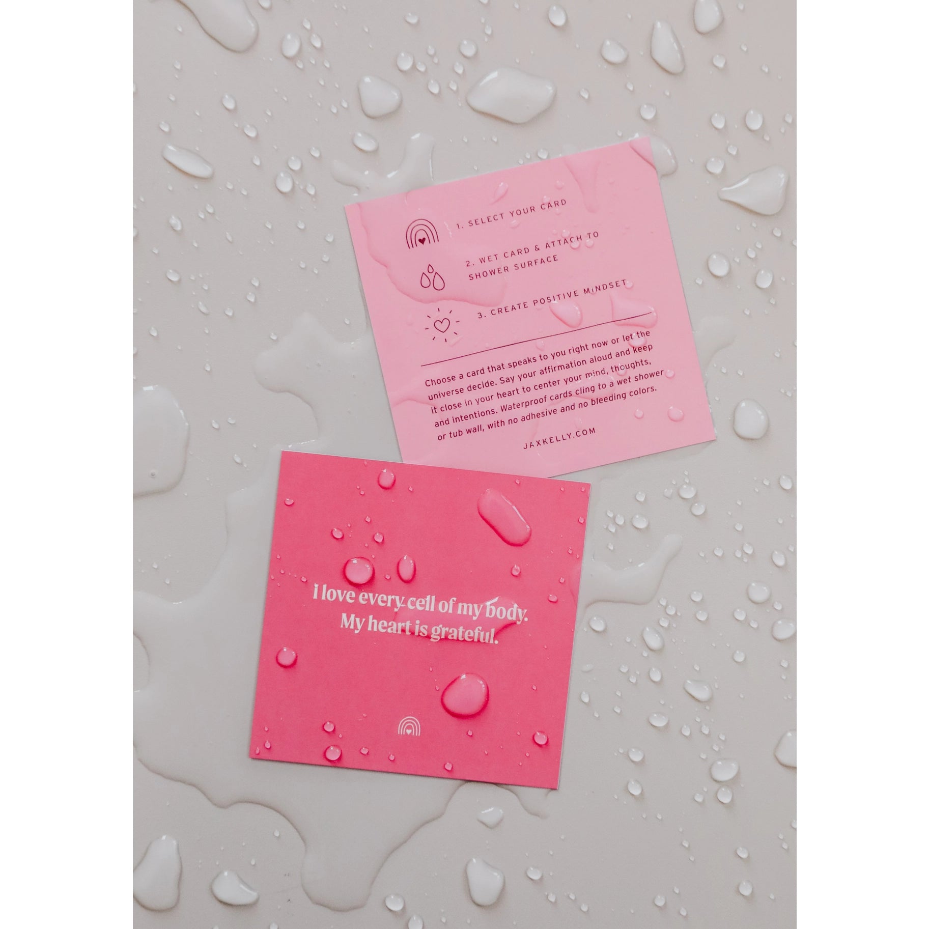 Shower Affirmation Cards