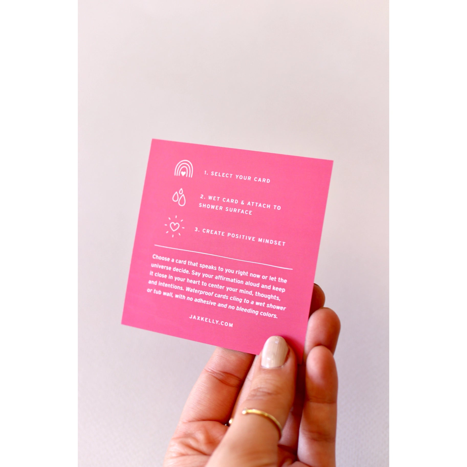 Shower Affirmation Cards