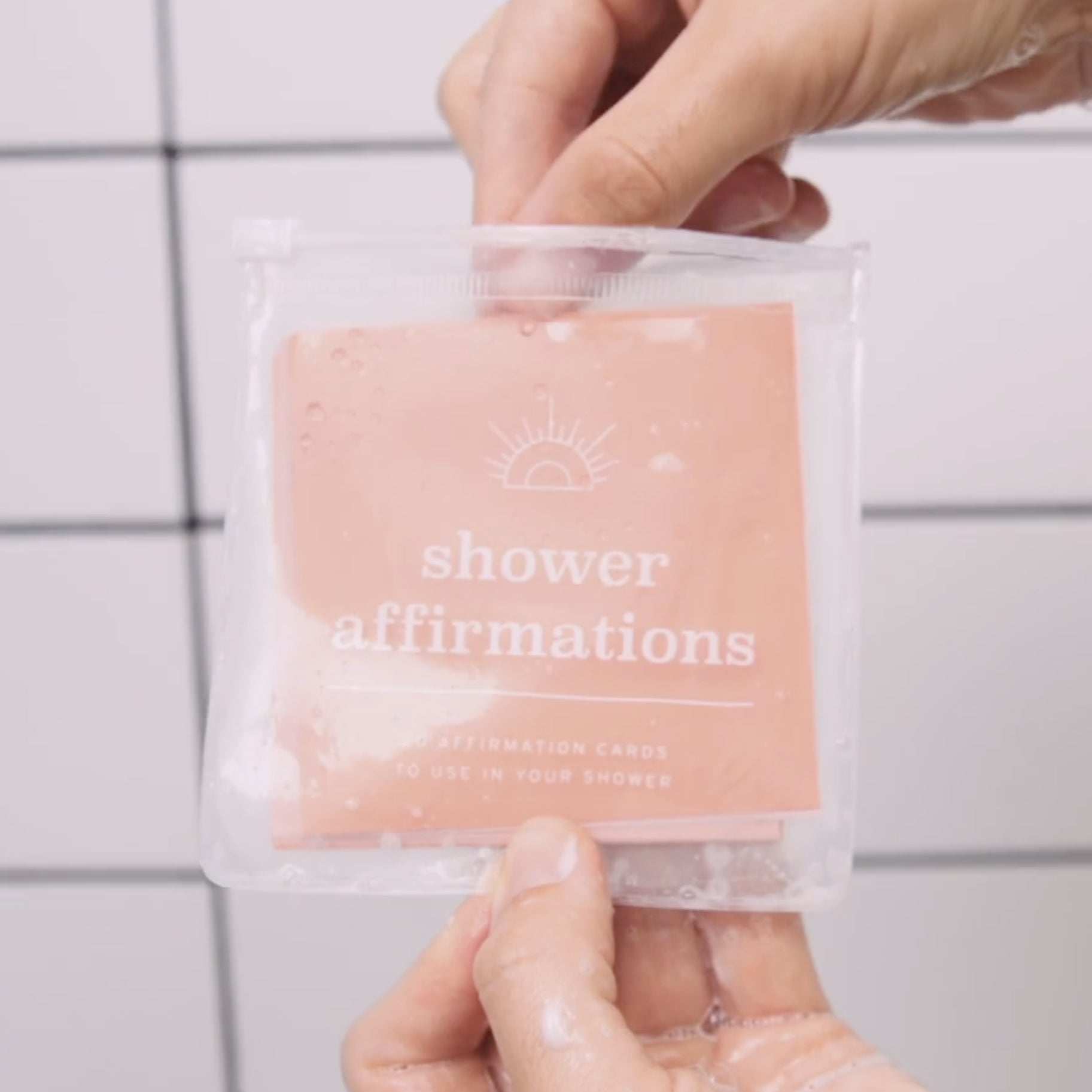 Shower Affirmation Cards