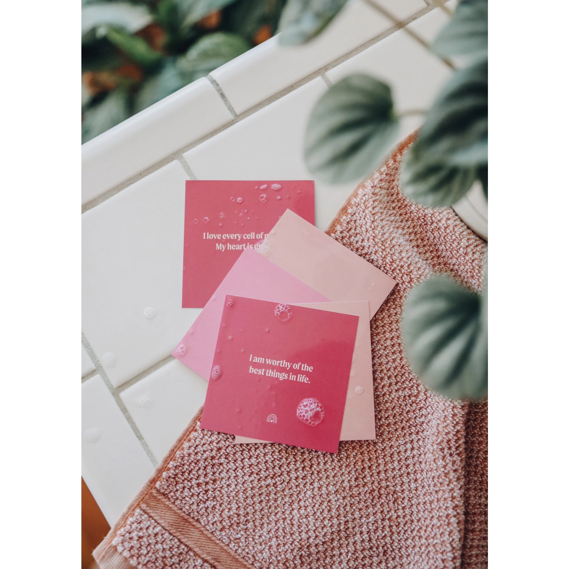 Shower Affirmation Cards