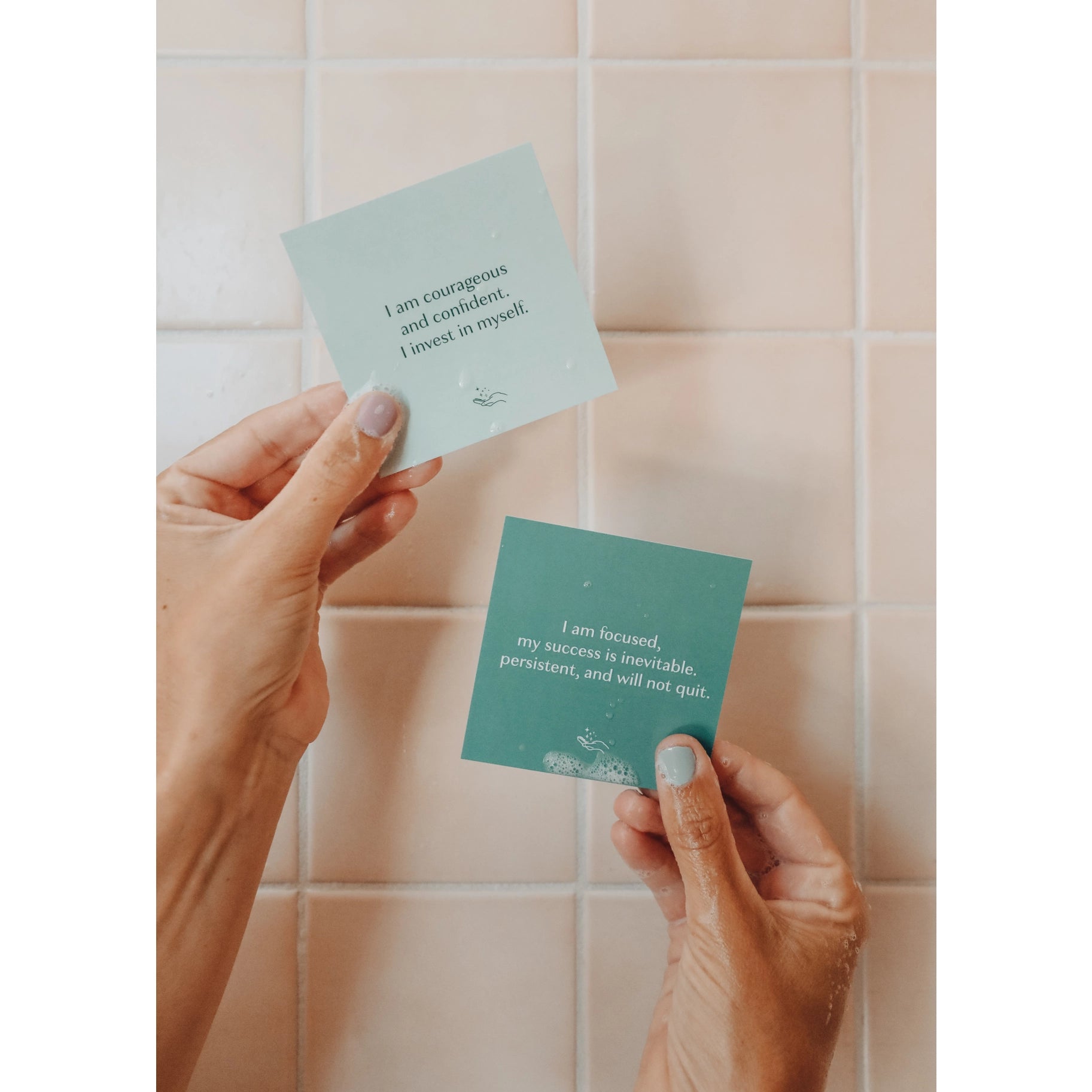 Shower Affirmation Cards