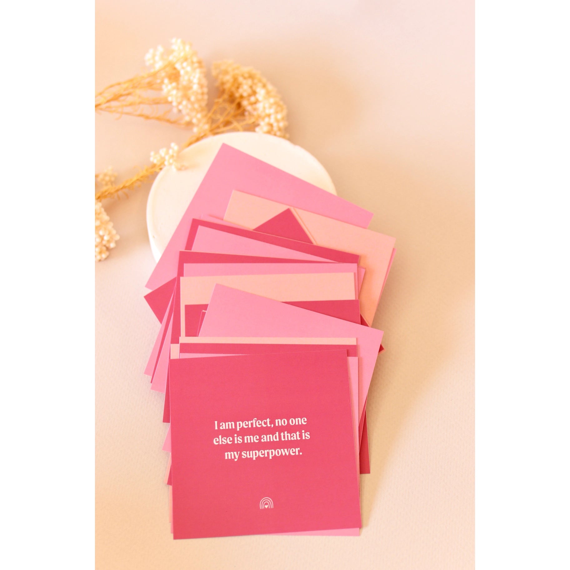 Shower Affirmation Cards