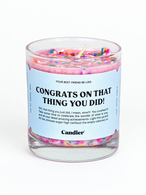 Congrats Candle