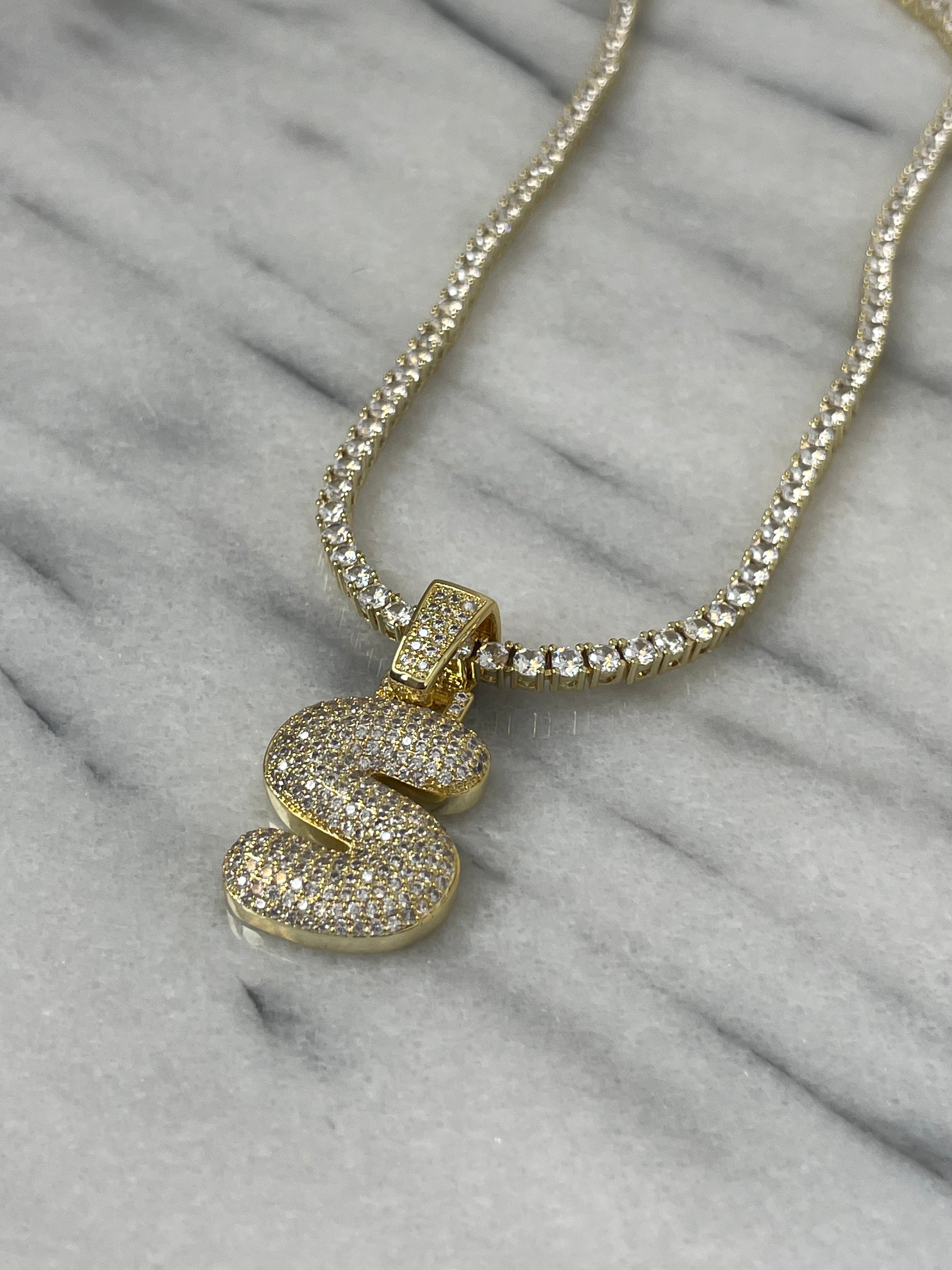 Bubble Initial InterCHAINable Necklace