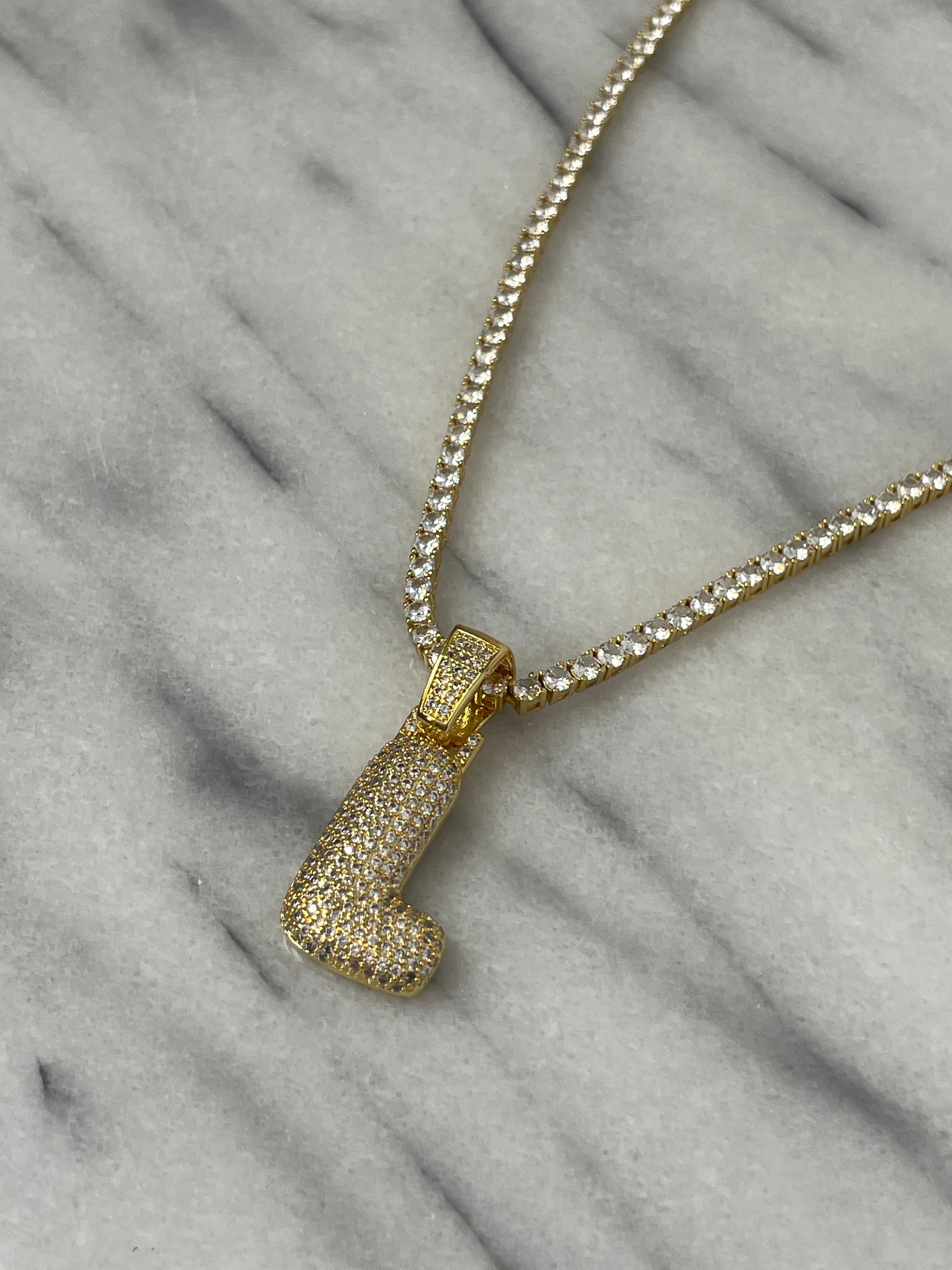 Bubble Initial InterCHAINable Necklace